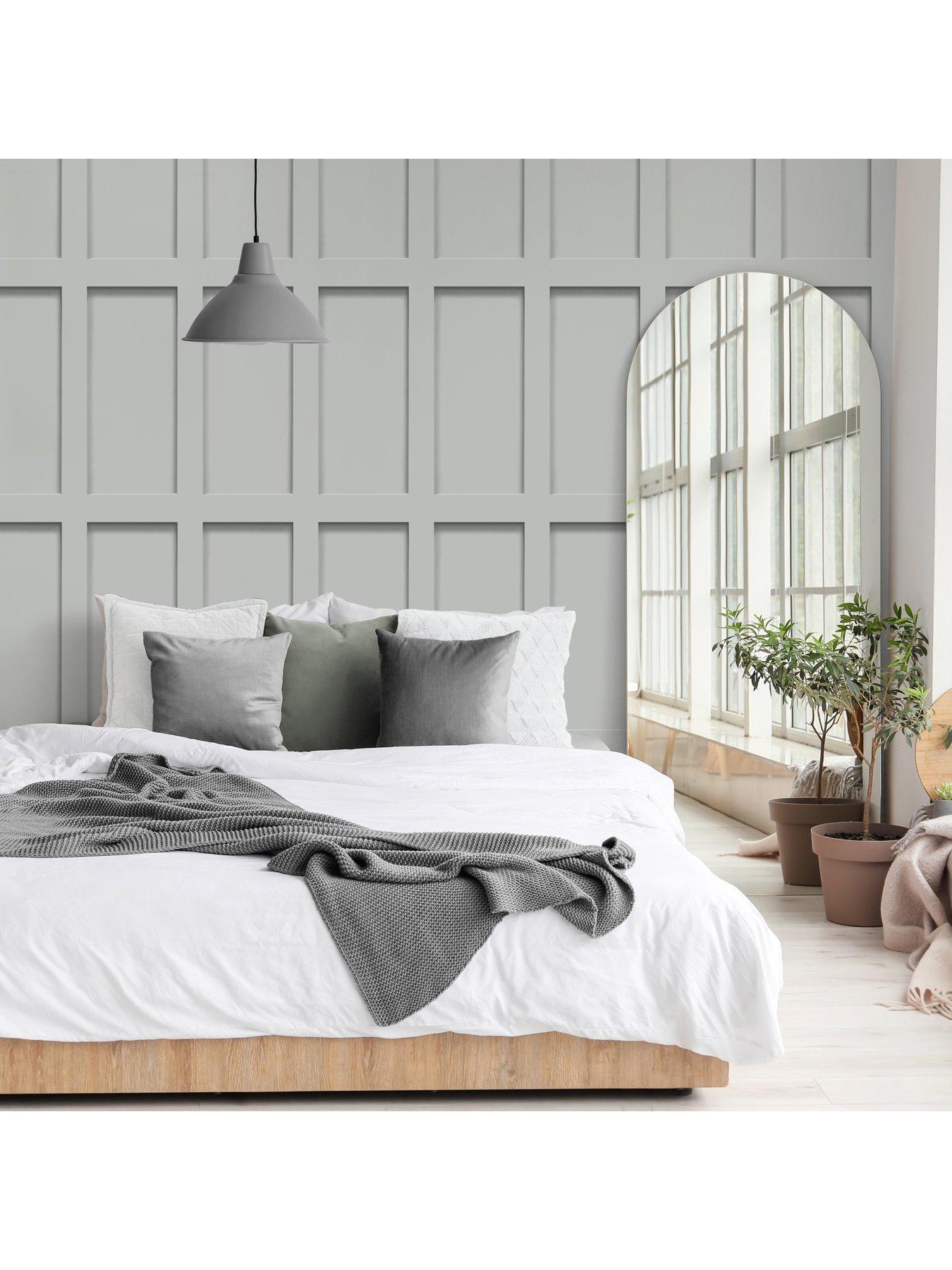  image of the-very-collection-rectangluar-panel-grey-wallpaper
