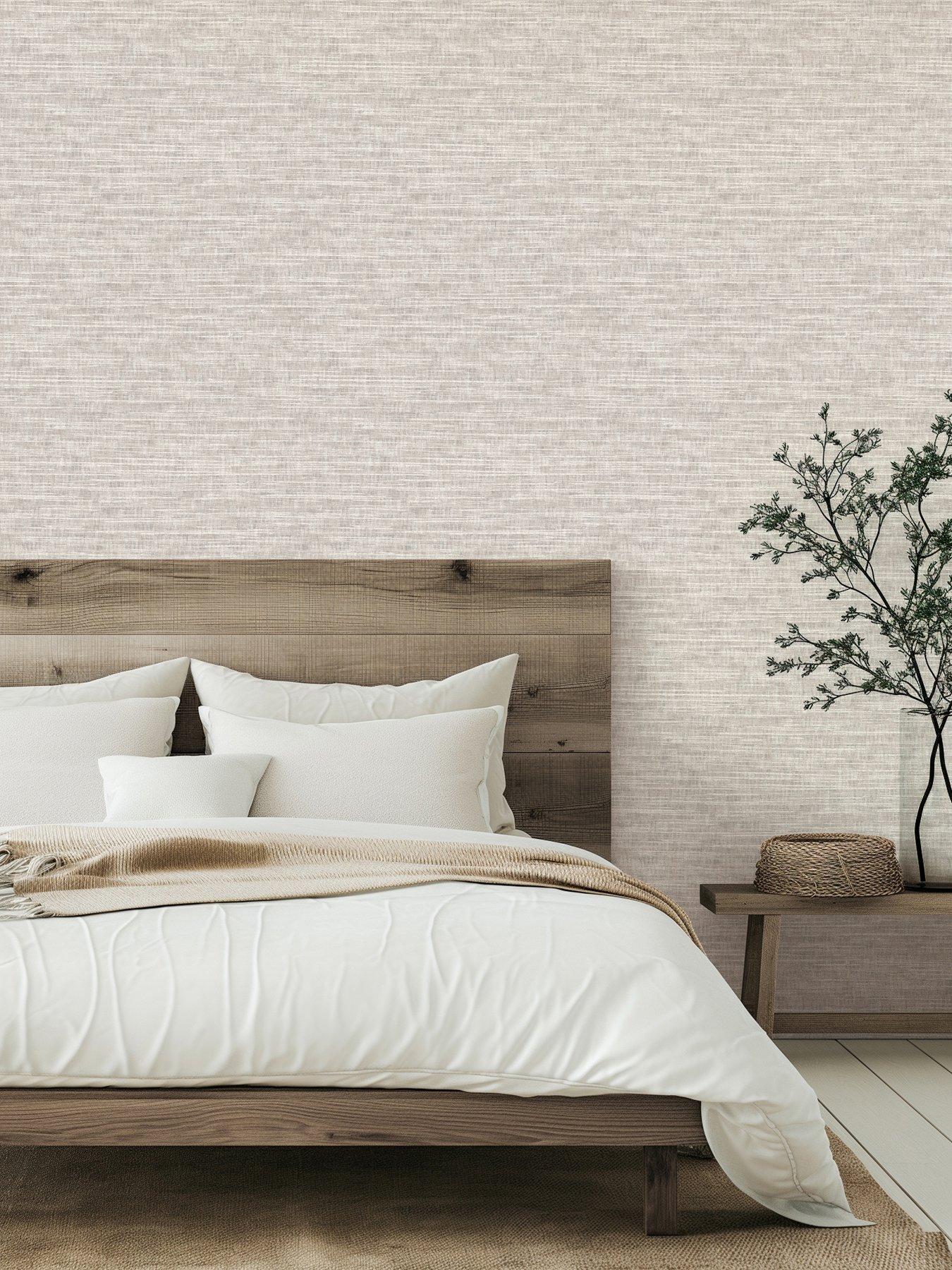 Image 1 of 7 of The Very Collection Global textured plain Natutal Wallpaper