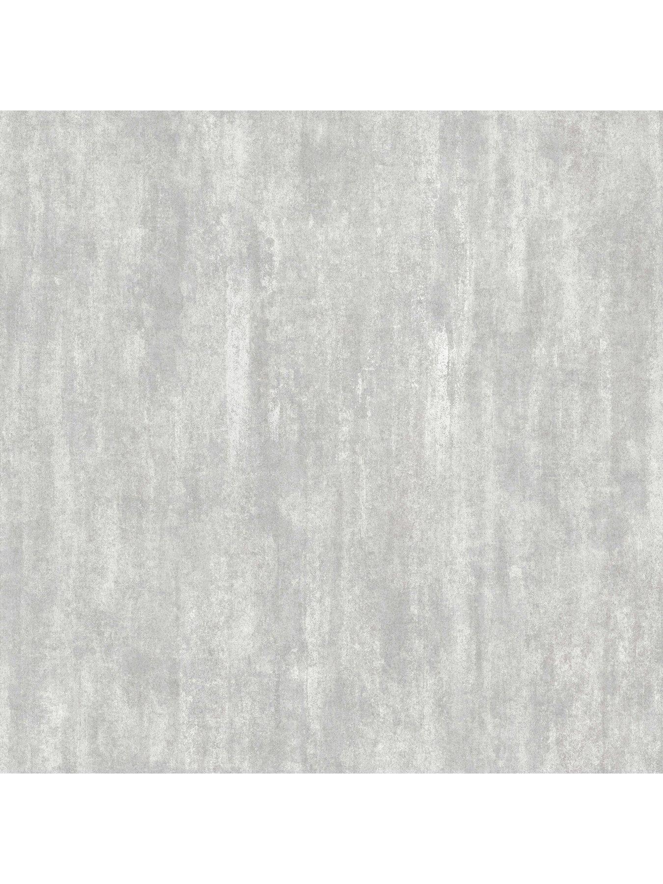  image of the-very-collection-luxe-distressed-plain-silver-wallpaper