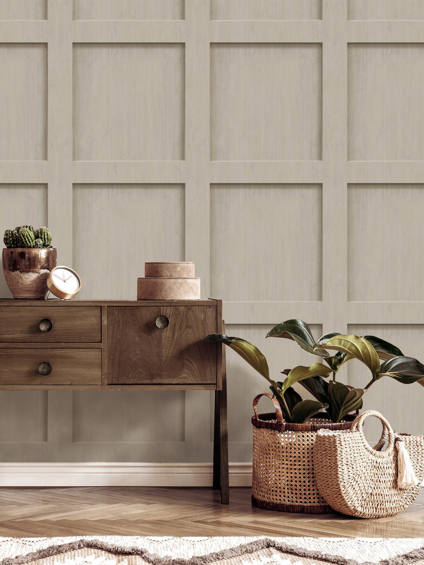 front image of the-very-collection-square-panel-natural-wallpaper
