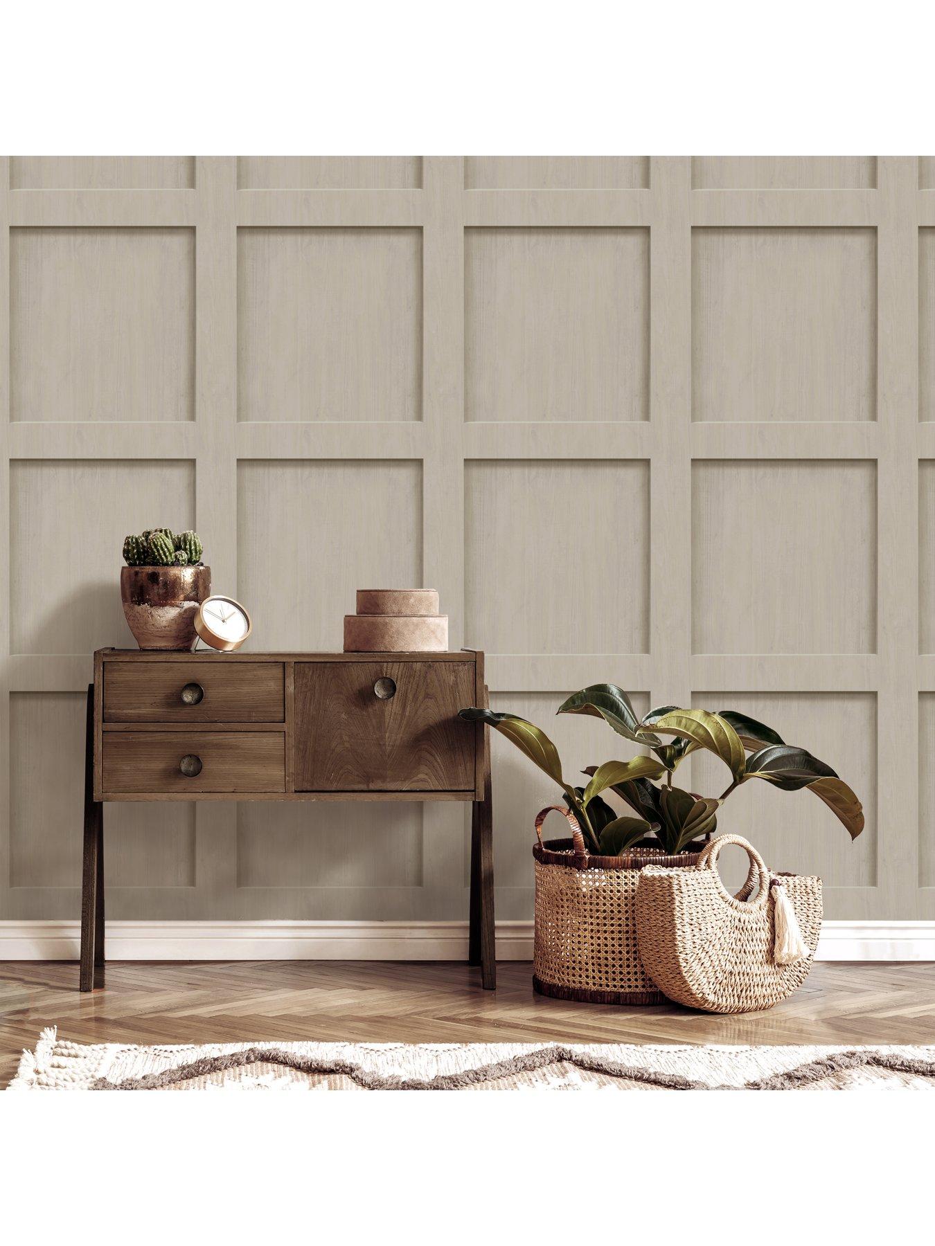  image of the-very-collection-square-panel-natural-wallpaper