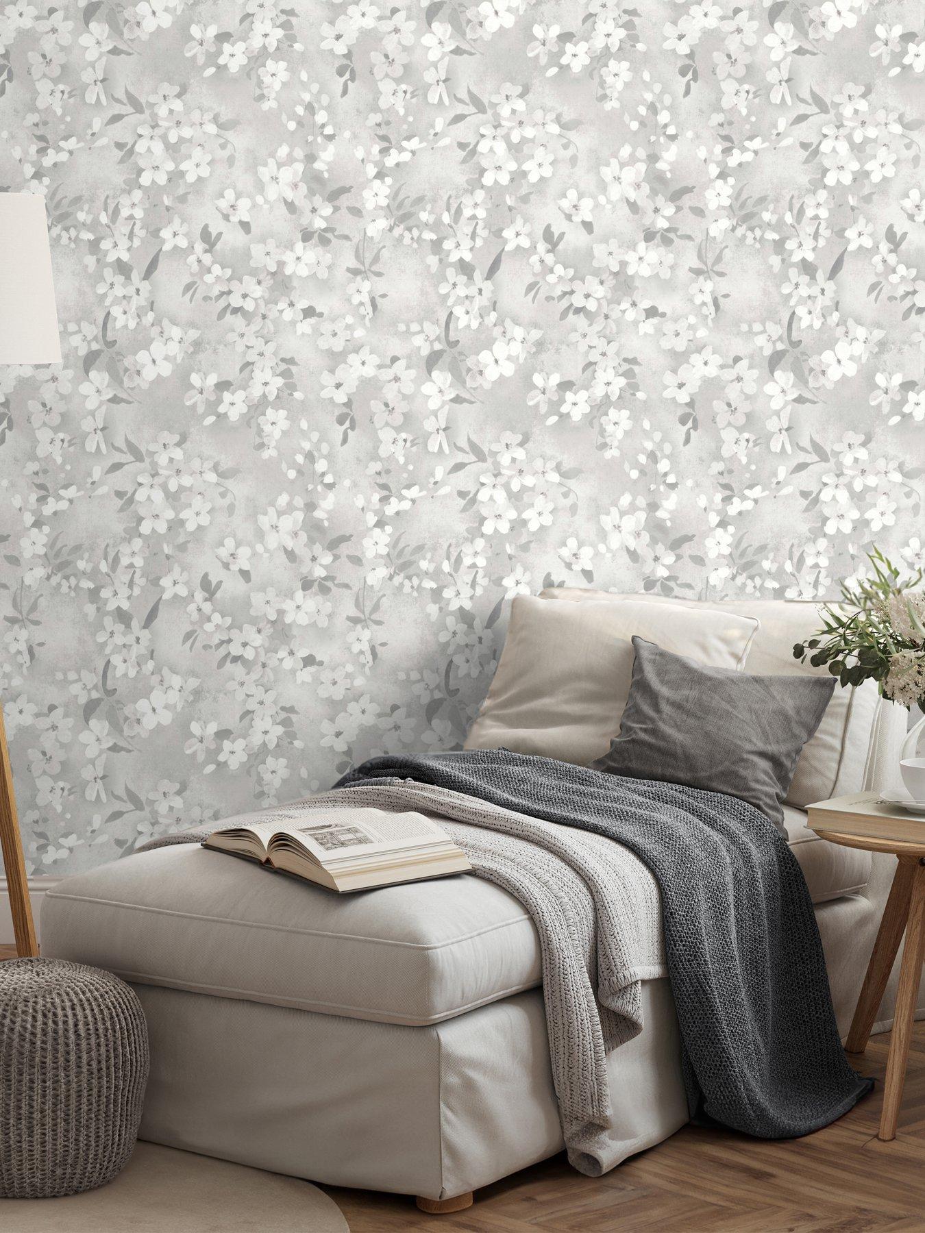 The Very Collection Blossom Soft White Wallpaper