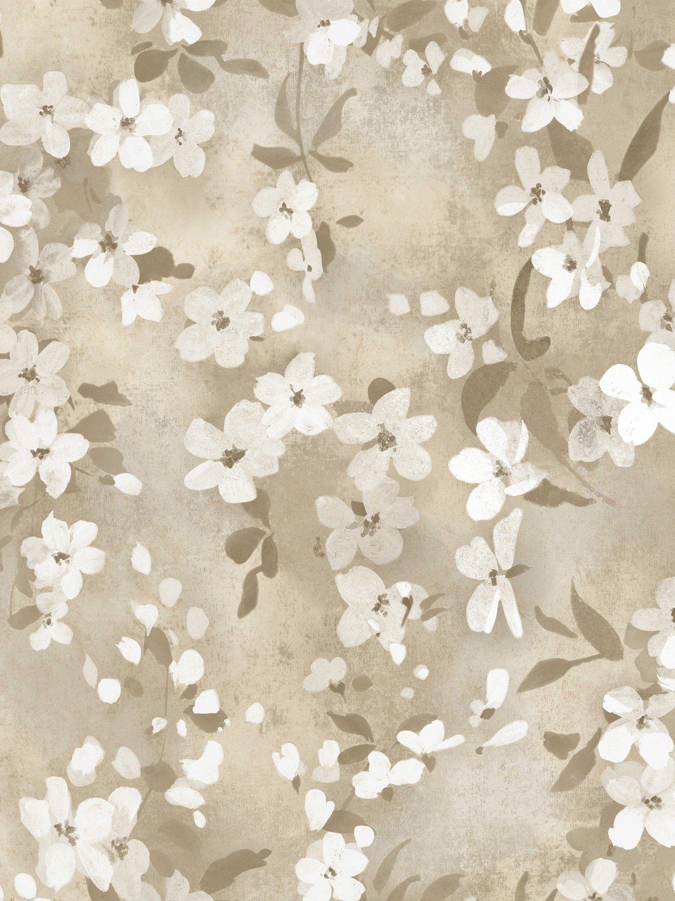 Image 3 of 7 of The Very Collection Blossom Natural Wallpaper
