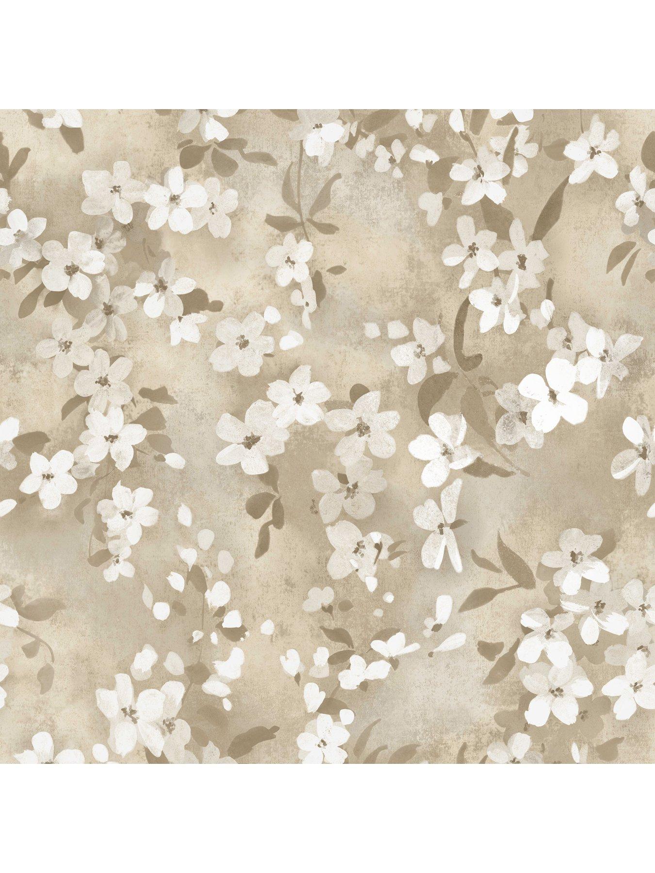 Image 5 of 7 of The Very Collection Blossom Natural Wallpaper