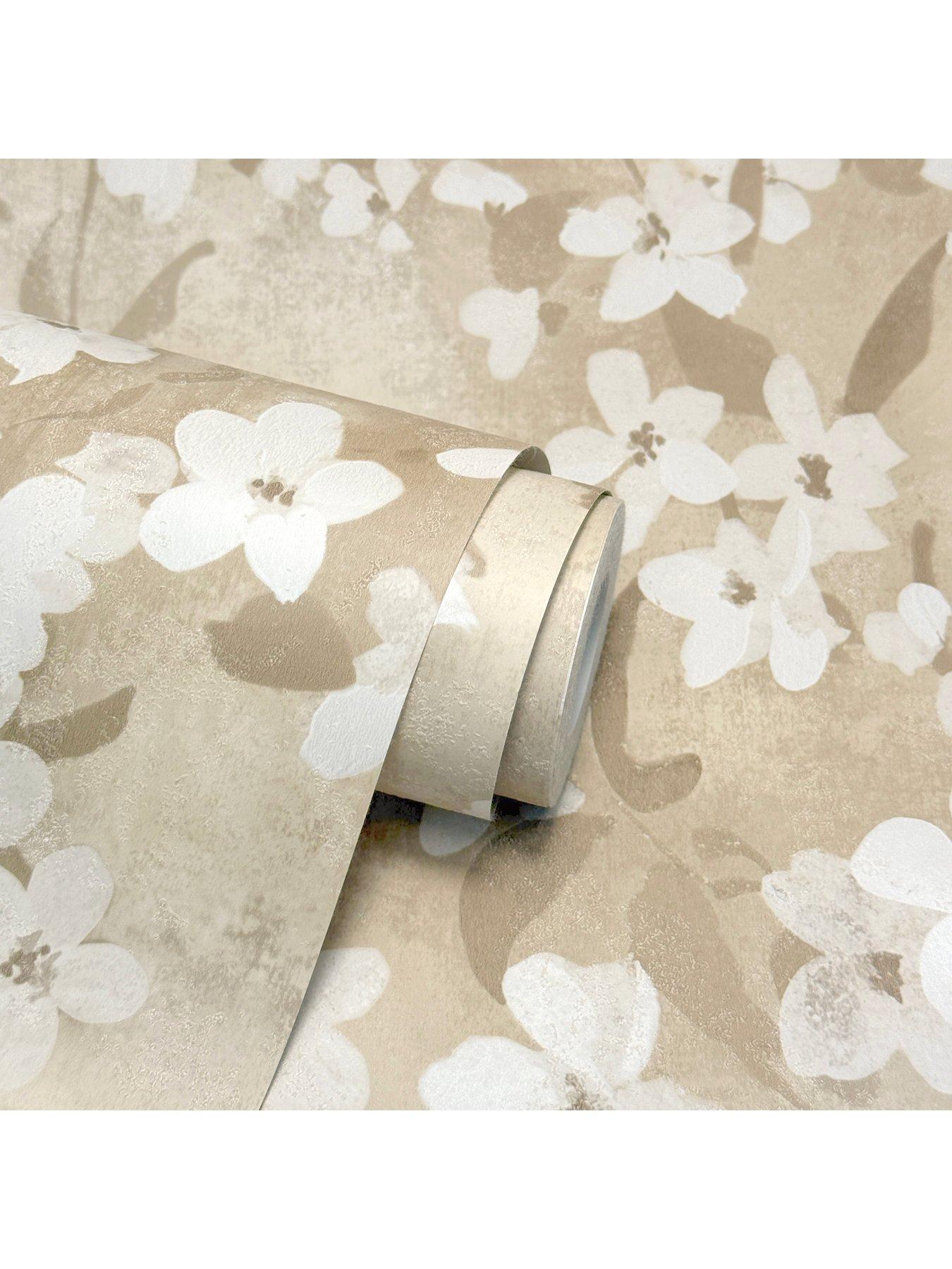 Image 7 of 7 of The Very Collection Blossom Natural Wallpaper