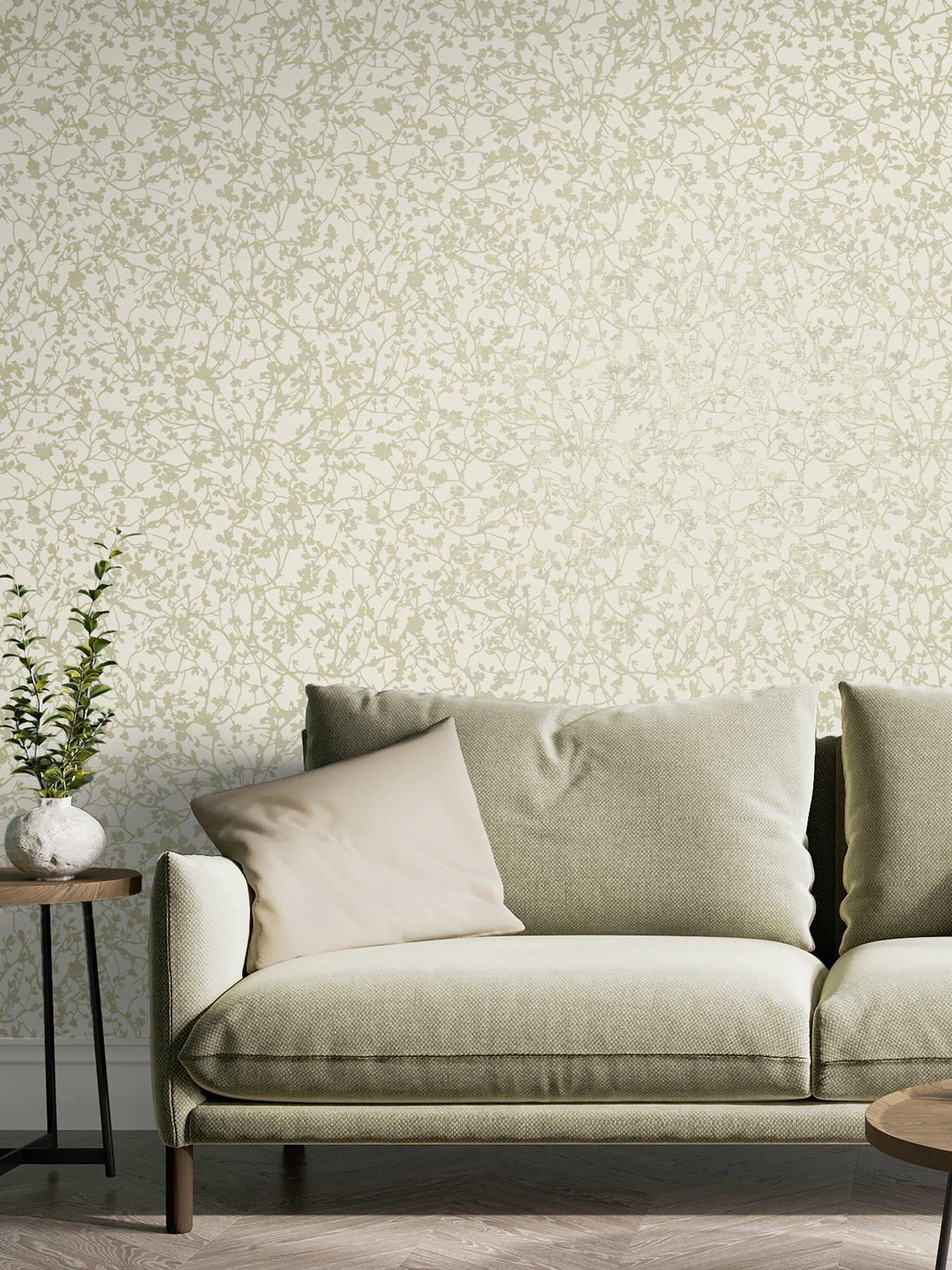 The Very Collection Sprig Soft Moss Wallpaper