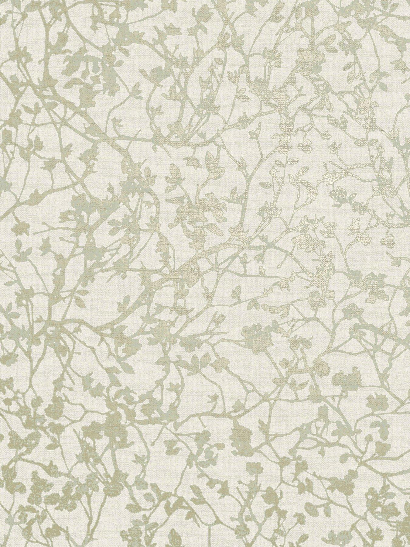  image of the-very-collection-sprig-soft-moss-wallpaper
