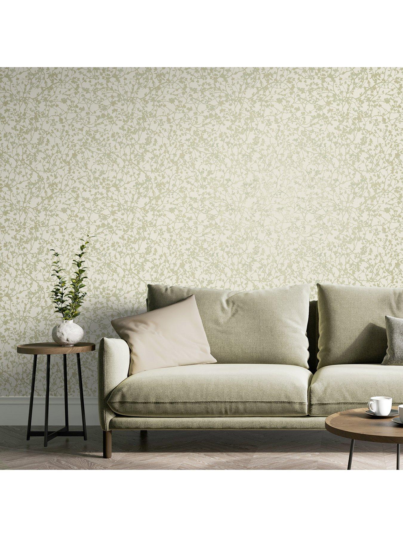  image of the-very-collection-sprig-soft-moss-wallpaper