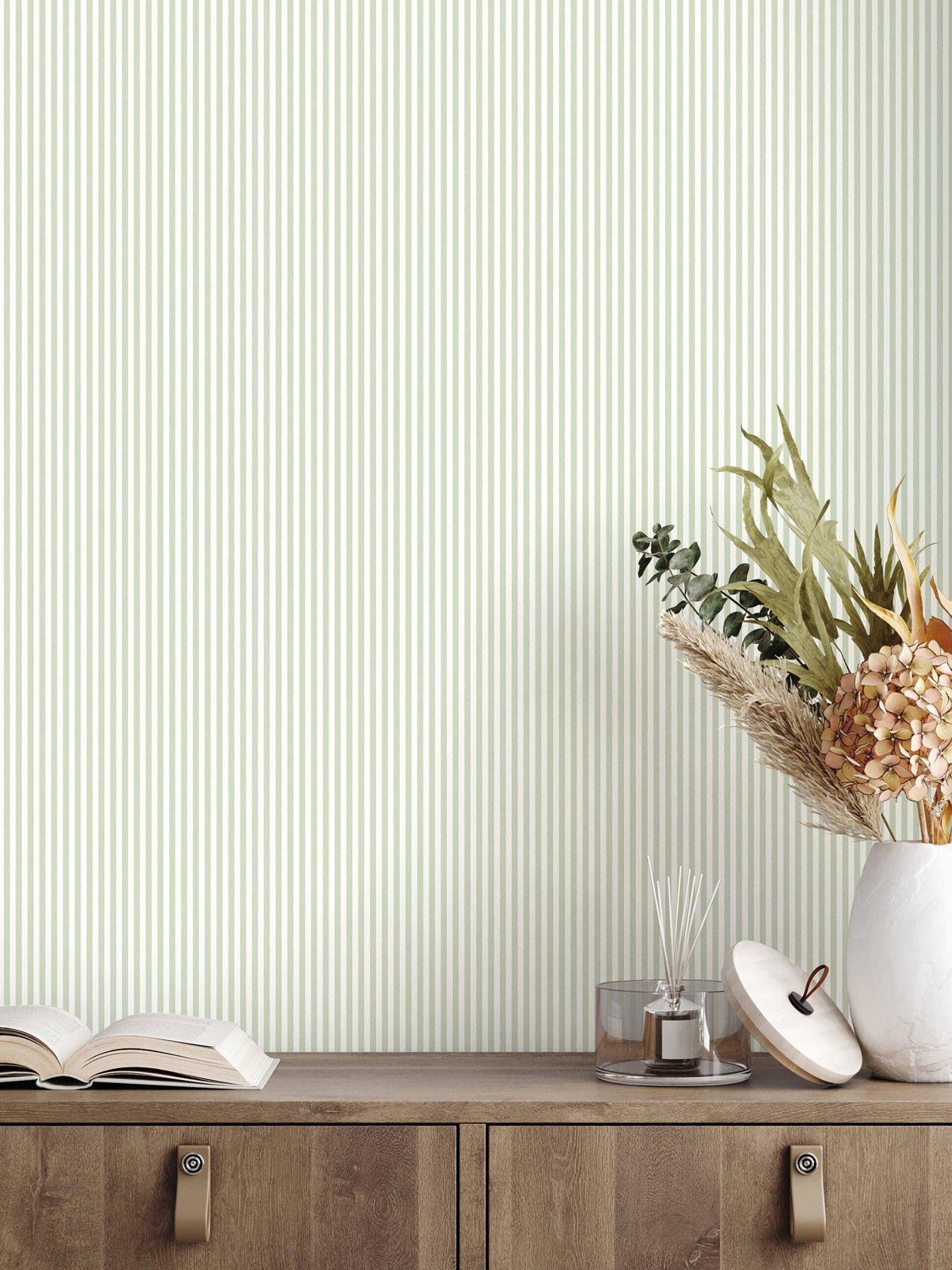 The Very Collection Mini Ticking Stripe Green