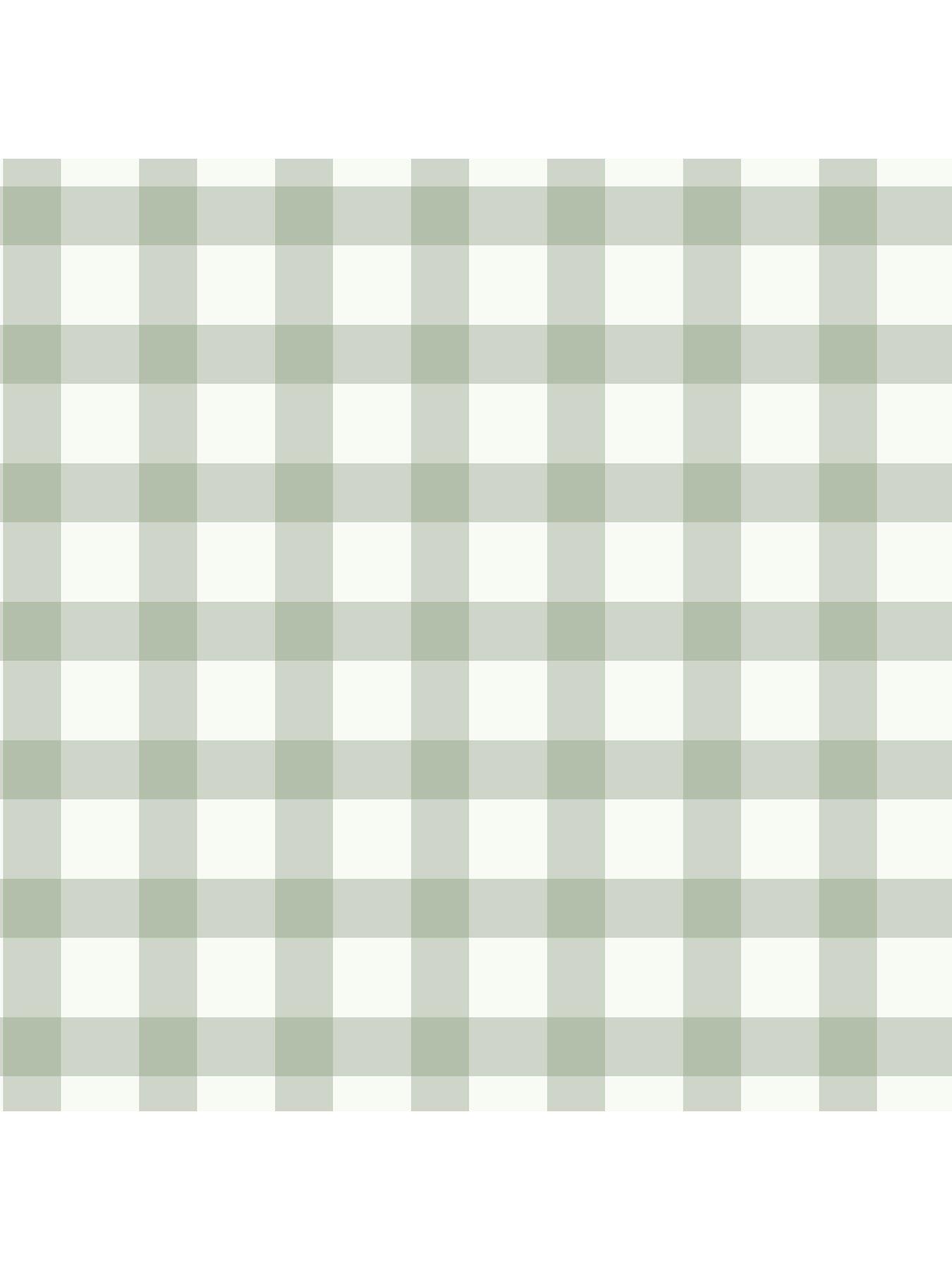  image of the-very-collection-gingham-sage-wallpaper