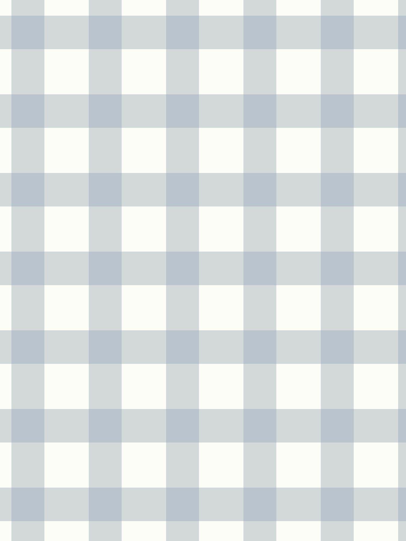  image of the-very-collection-gingham-blue-wallpaper