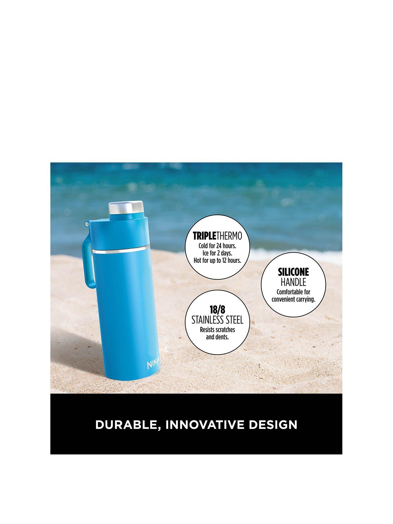 Image 2 of 7 of NINJA Thirsti 530 Ml Travel Bottle - Tropical Blue