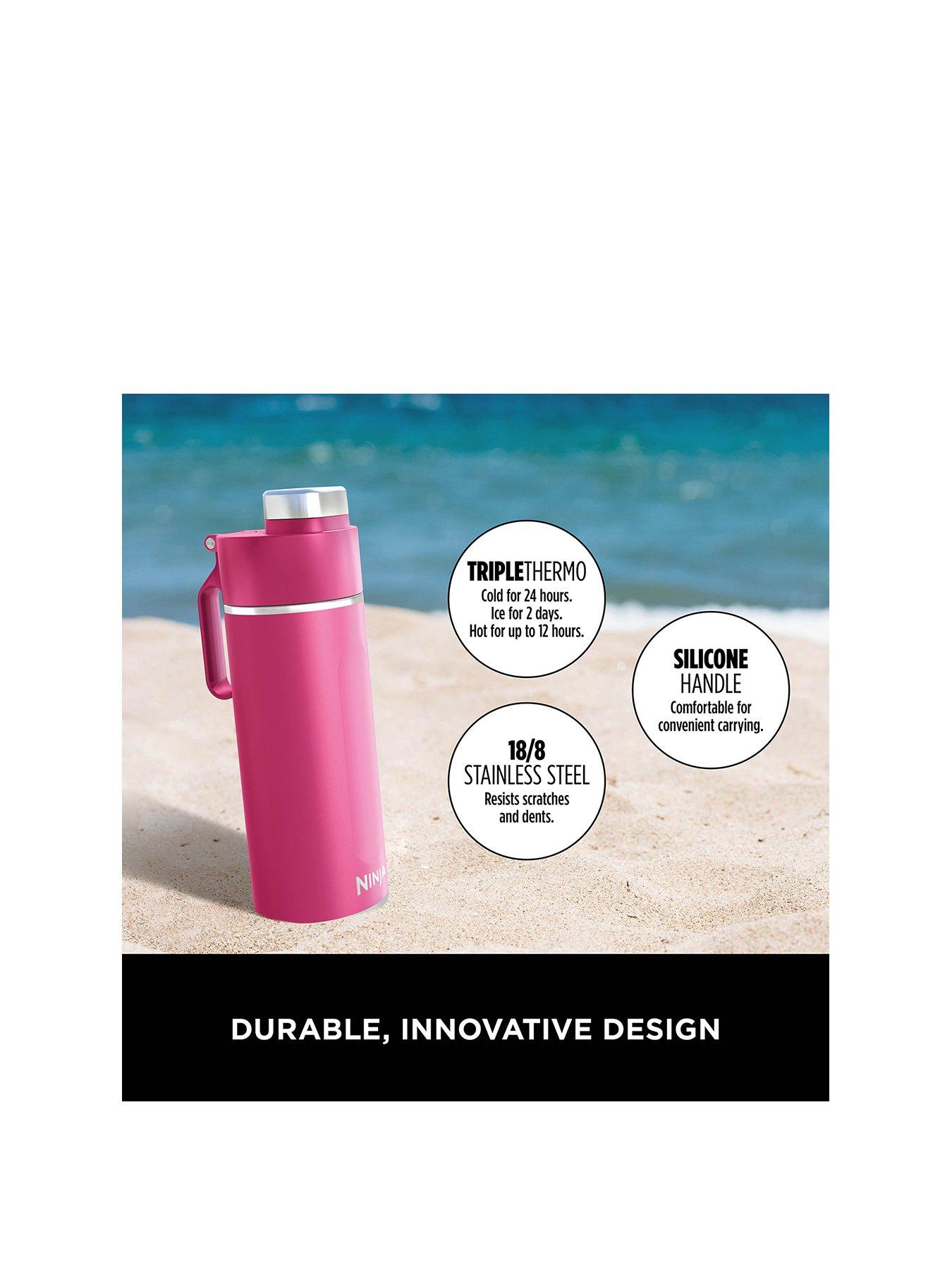 Image 2 of 7 of NINJA Thirsti 700 Ml Travel Bottle - Fuchia Pink