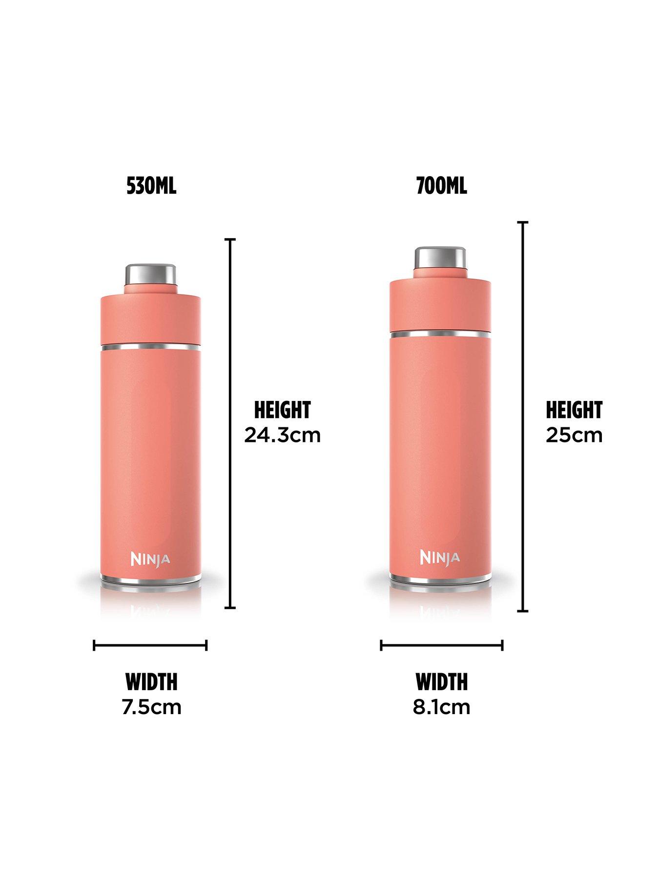 Image 4 of 7 of NINJA Thirsti 530 Ml Travel Bottle - Coral