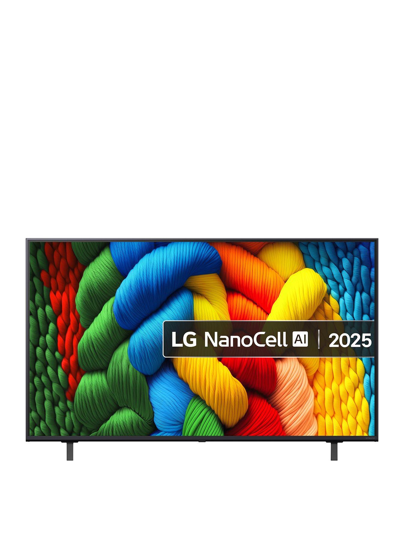 Image 1 of 6 of LG NANO80A 55" NanoCell AI 4K HDR Smart AI TV - 55NANO80A6B.AEK