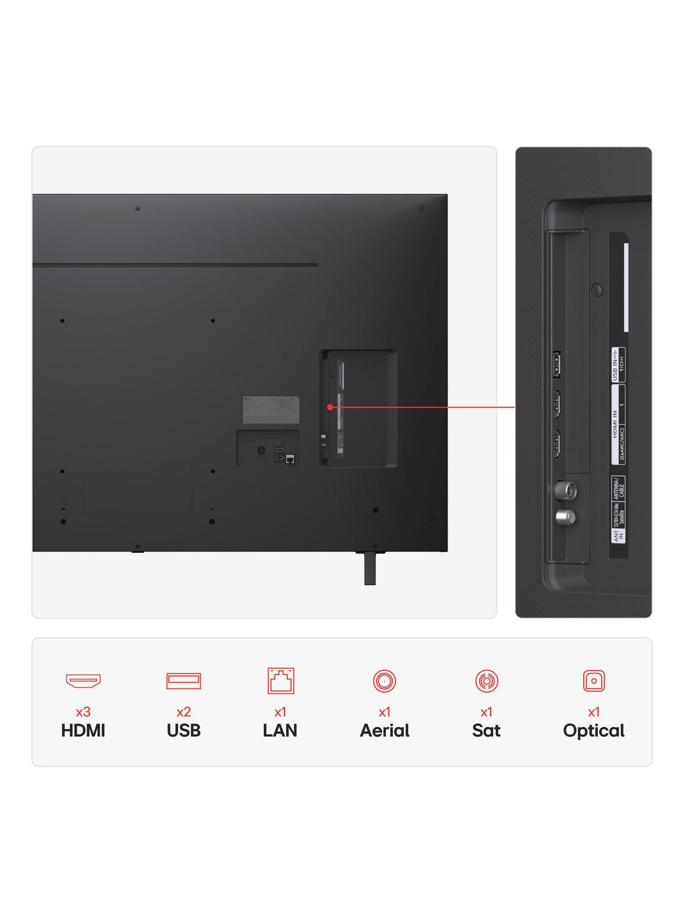 Image 3 of 6 of LG NANO80A 55" NanoCell AI 4K HDR Smart AI TV - 55NANO80A6B.AEK