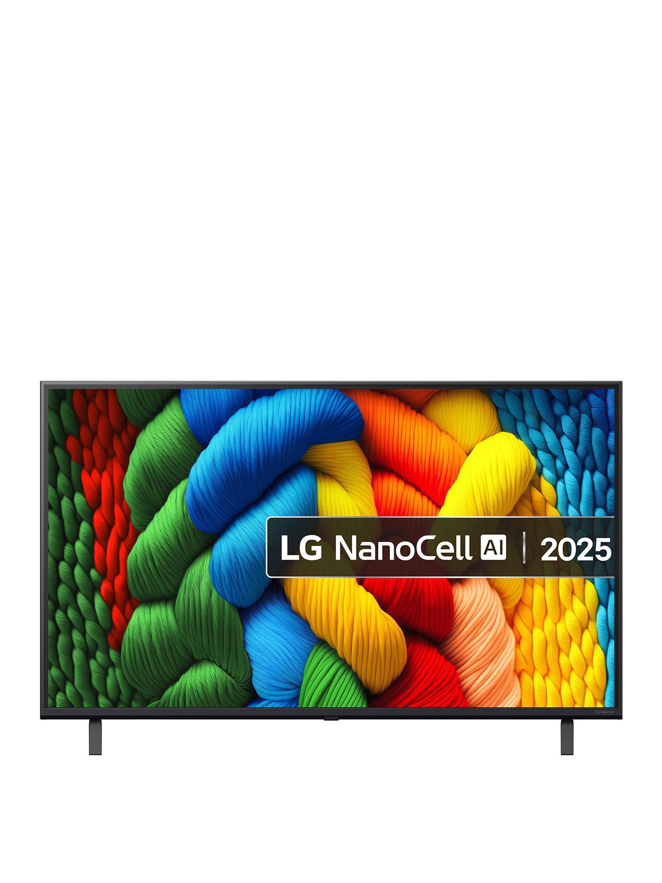 LG NANO80A 43" NanoCell AI 4K HDR Smart AI TV - 43NANO80A6B.AEK