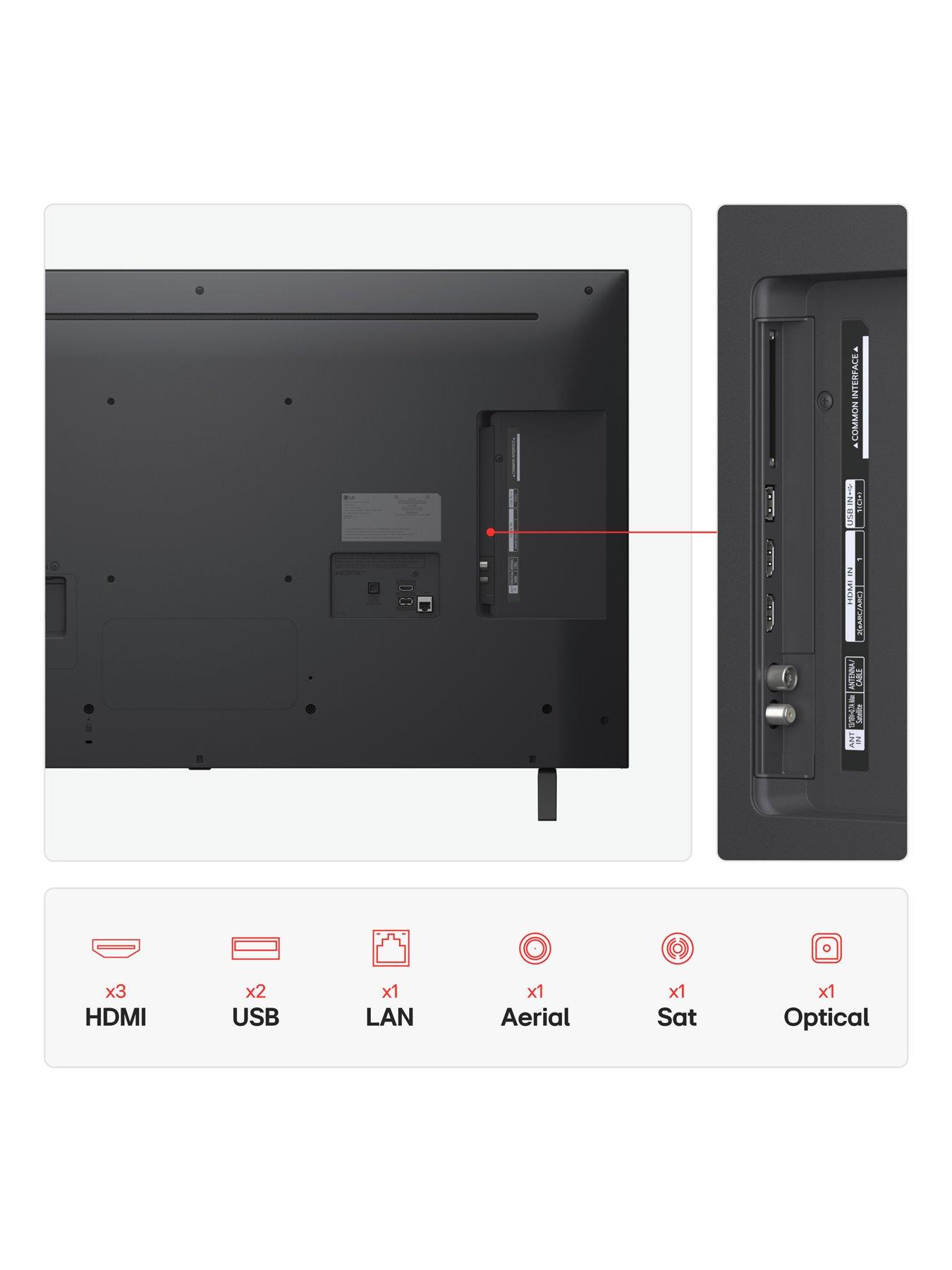 Image 3 of 6 of LG LG NANO80A 43" NanoCell AI 4K HDR Smart AI TV - 43NANO80A6B.AEK