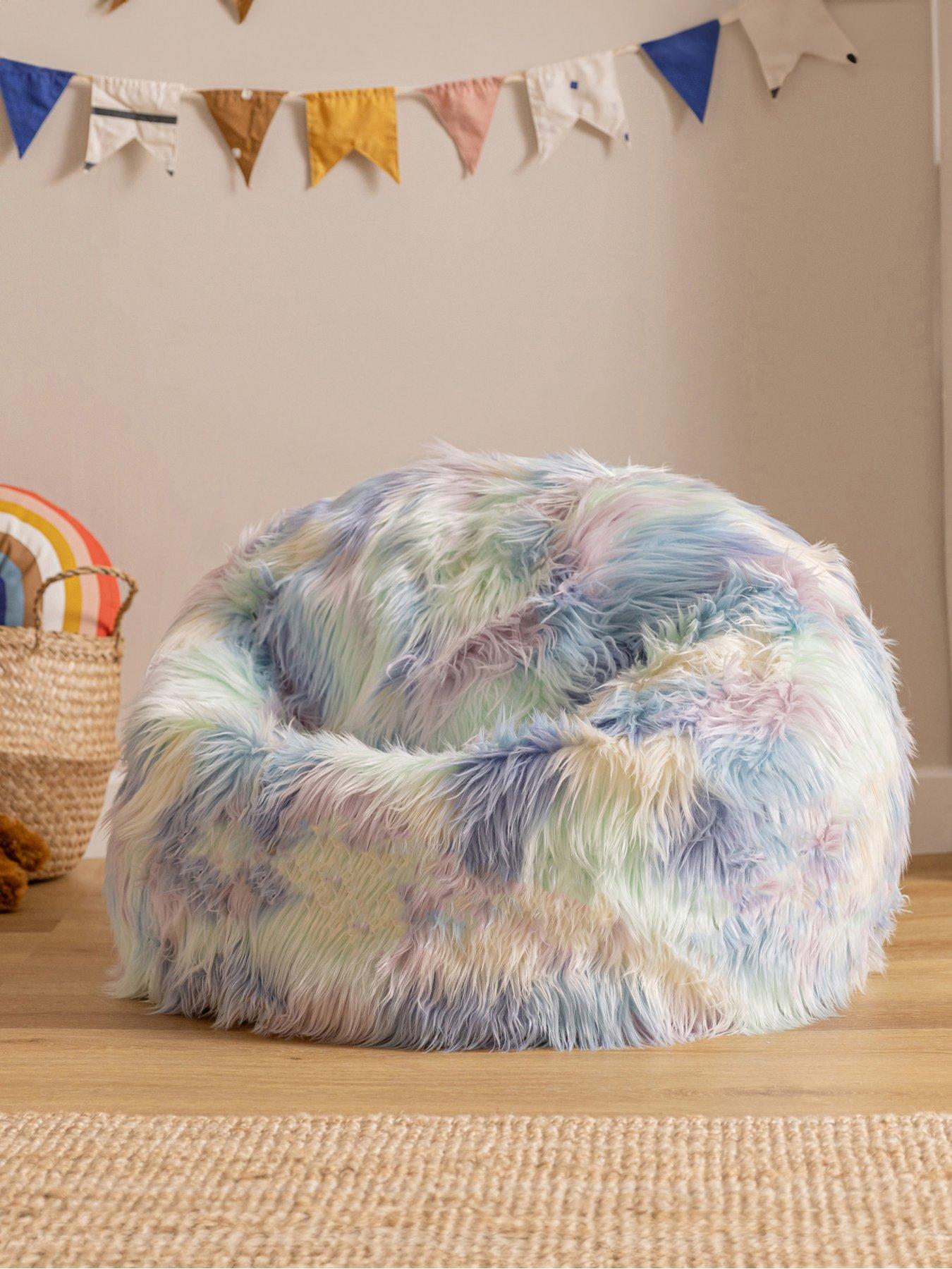Image 1 of 7 of Icon Beanbags Kids Faux Fur Classic Beanbag