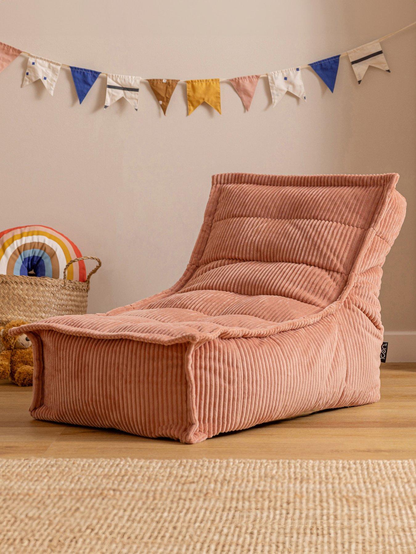 Image 1 of 7 of Icon Beanbags Kids Dolce Cord Lounger