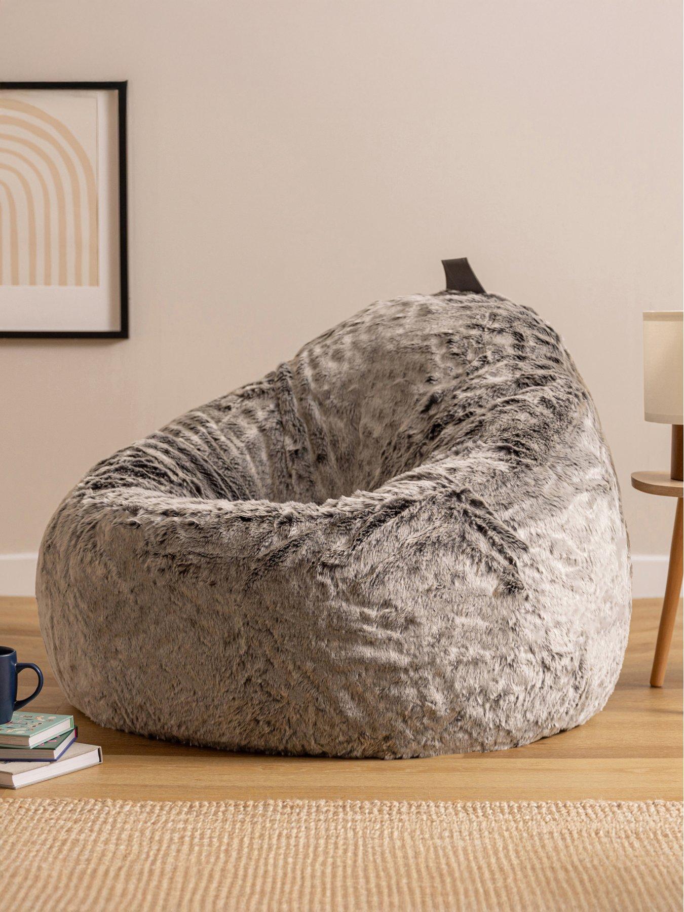 undefined Faux Fur Cocoon Beanbag