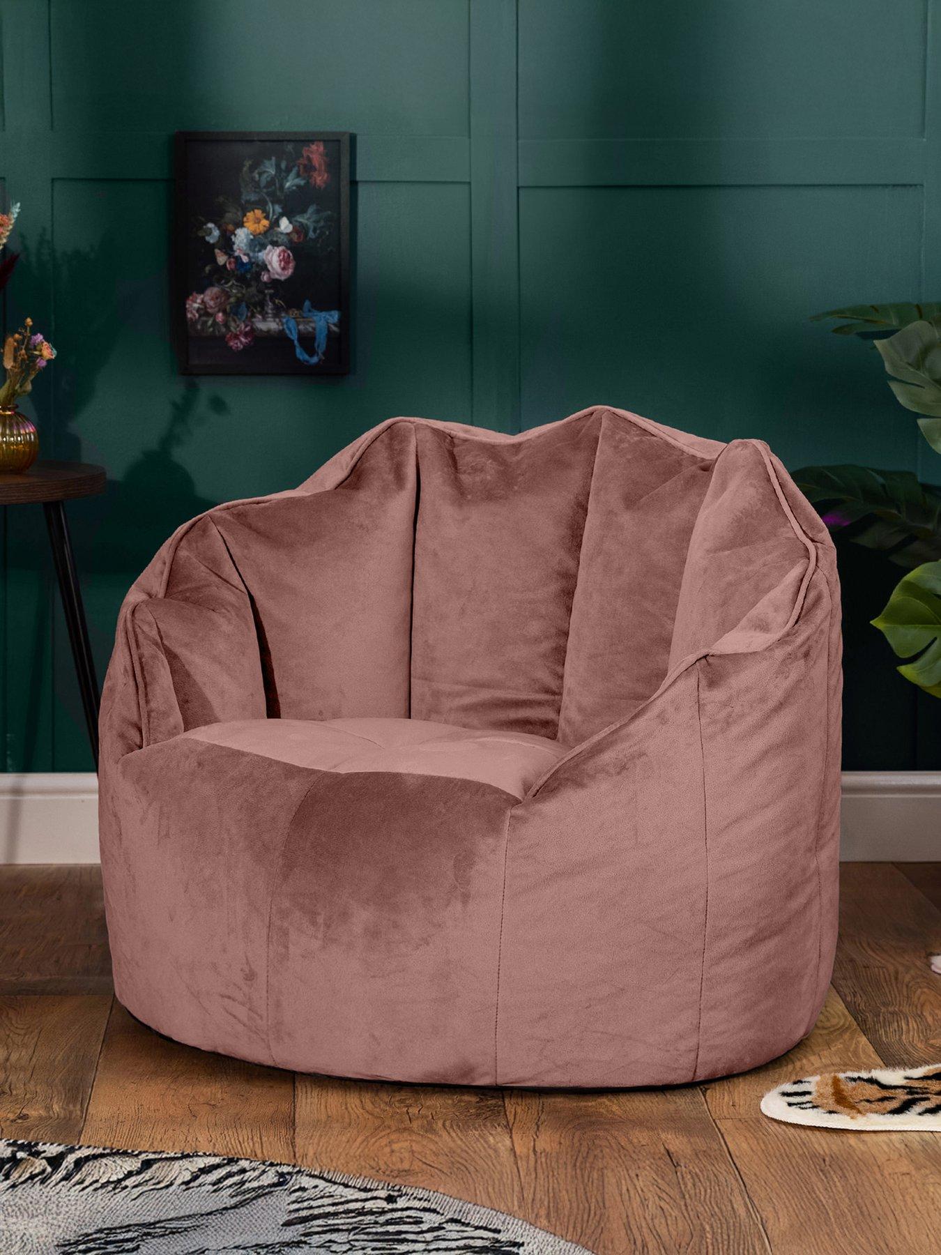 Image 1 of 7 of Icon Beanbags Sirena Velvet Beanbag