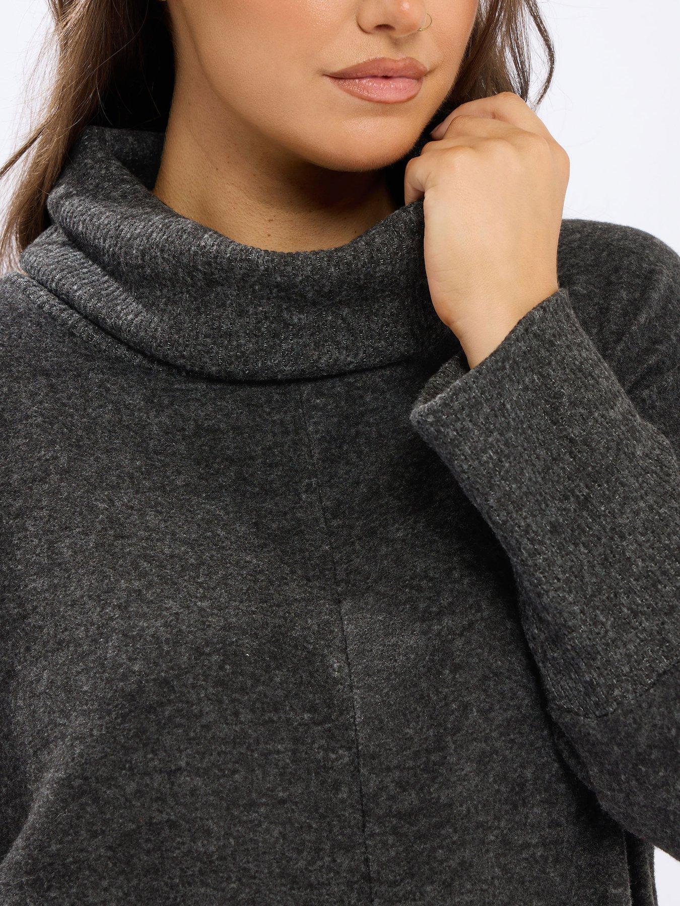 Image 4 of 4 of Yours Curve Soft Touch Jumper - Black