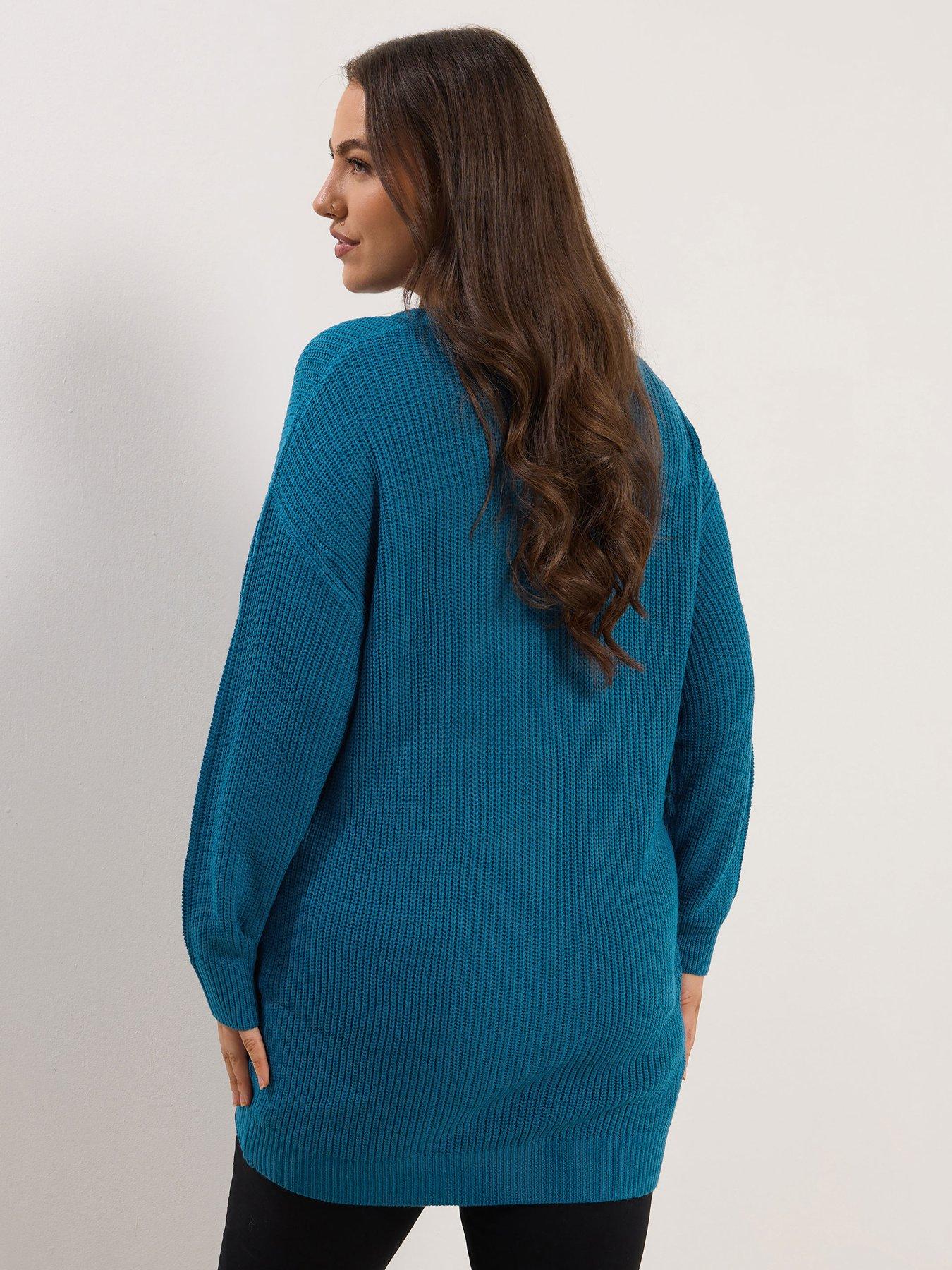 Image 2 of 4 of Yours Curve Essential Jumper - Blue