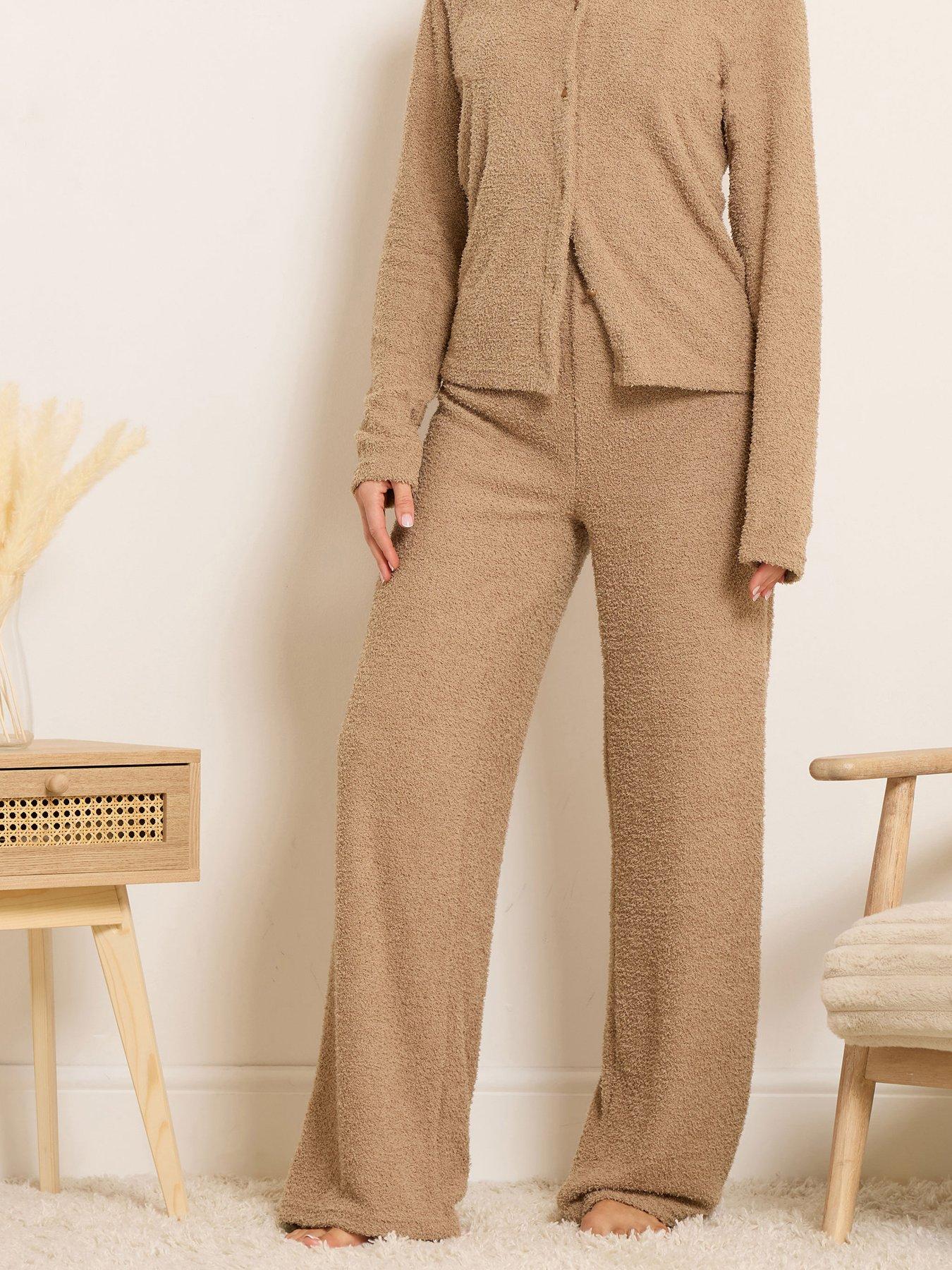 Long Tall Sally Tall Chenille Wide Leg Lounge Trouser
