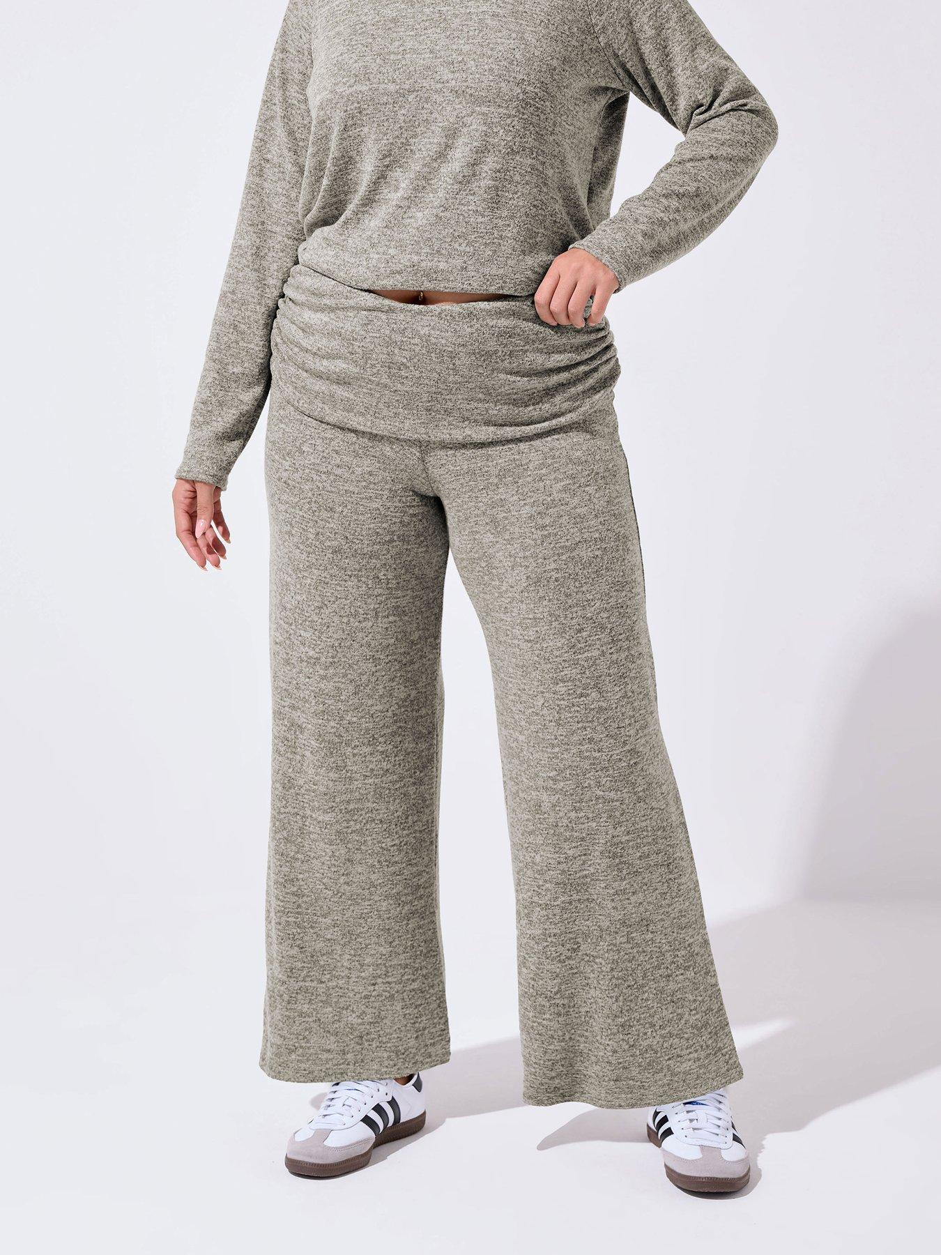 Yours Curve Wide Leg Lounge Trouser