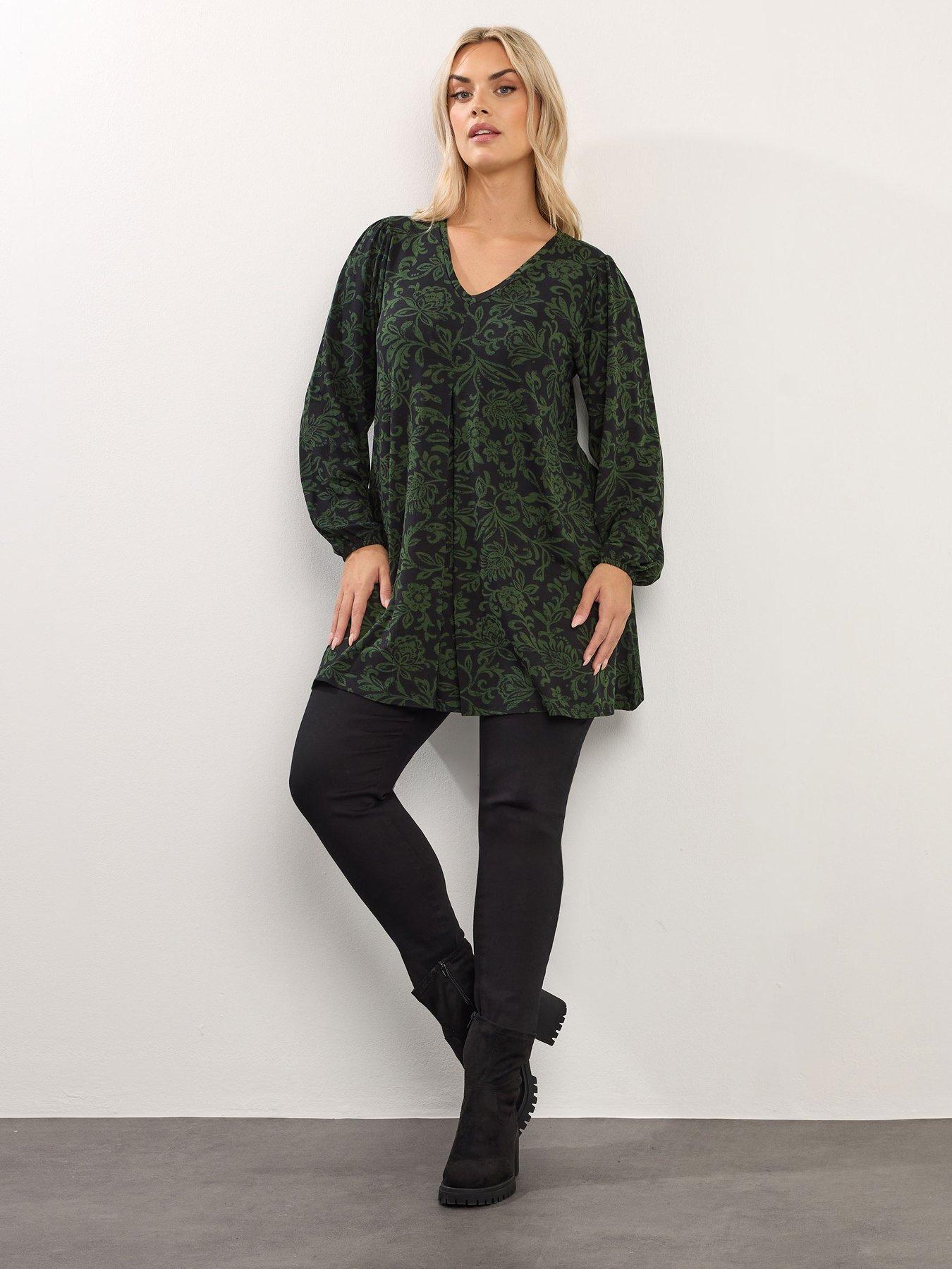  image of yours-curve-pleat-balloon-sleeve-top