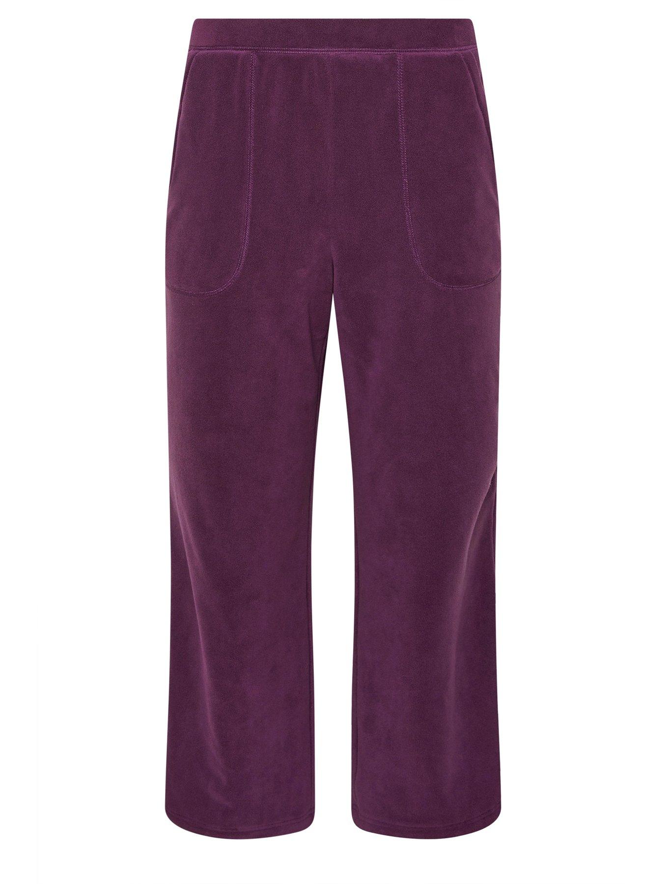 Image 5 of 5 of PixieGirl Petite Fleece Wide Leg Loung Trouser