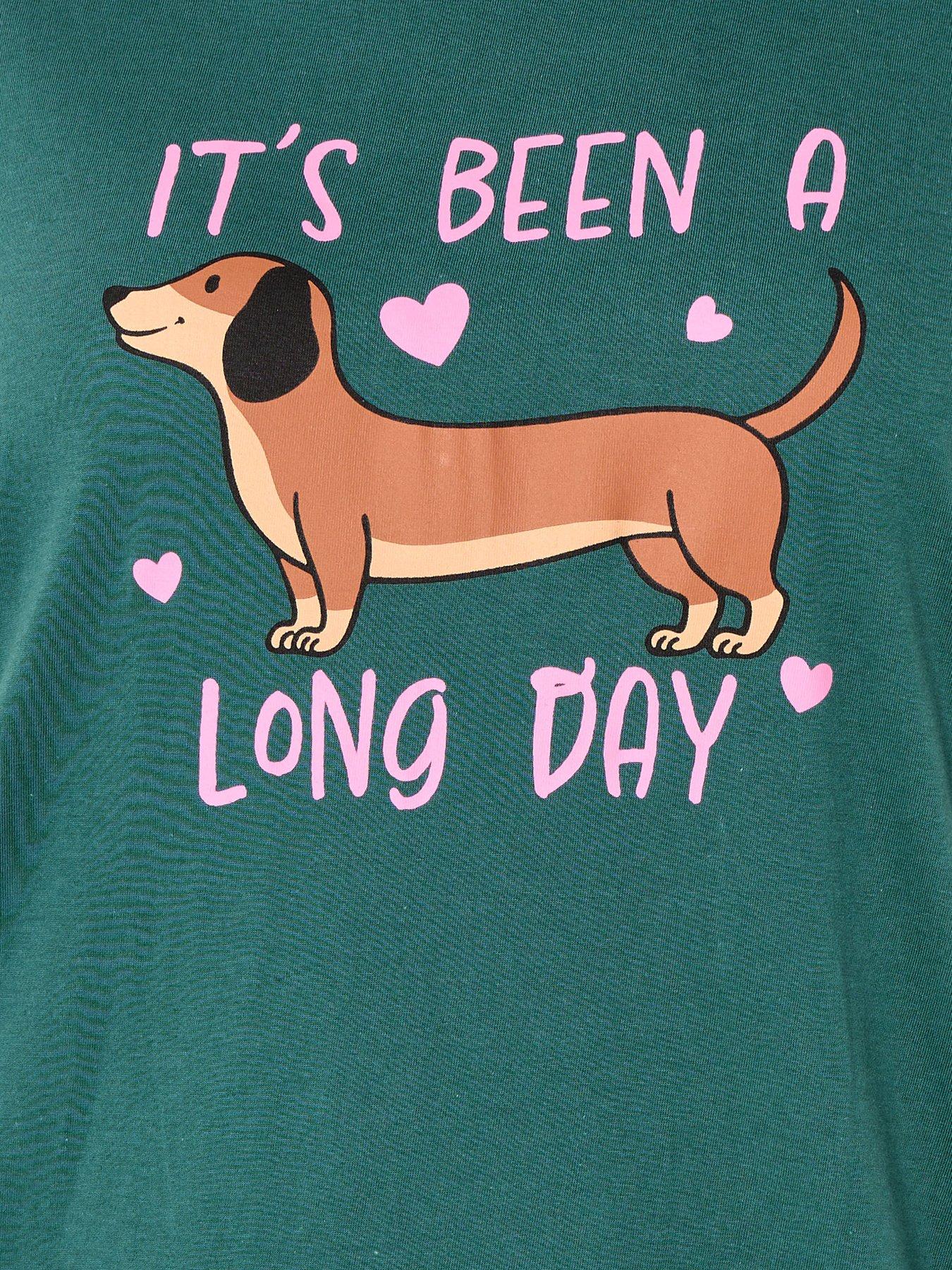  image of yours-curve-long-day-dipped-back-nightdress-green