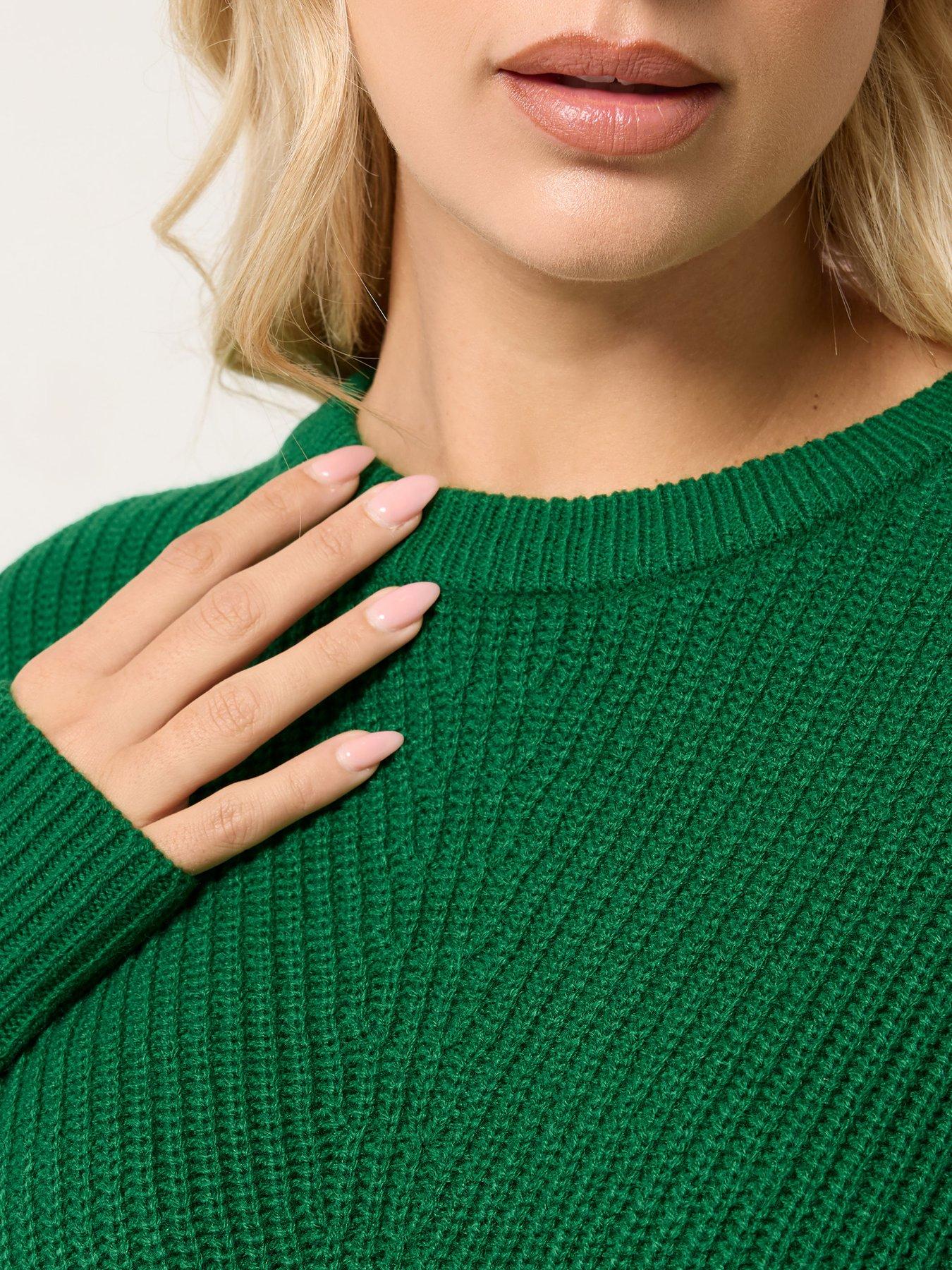  image of yours-curve-essential-jumper-green