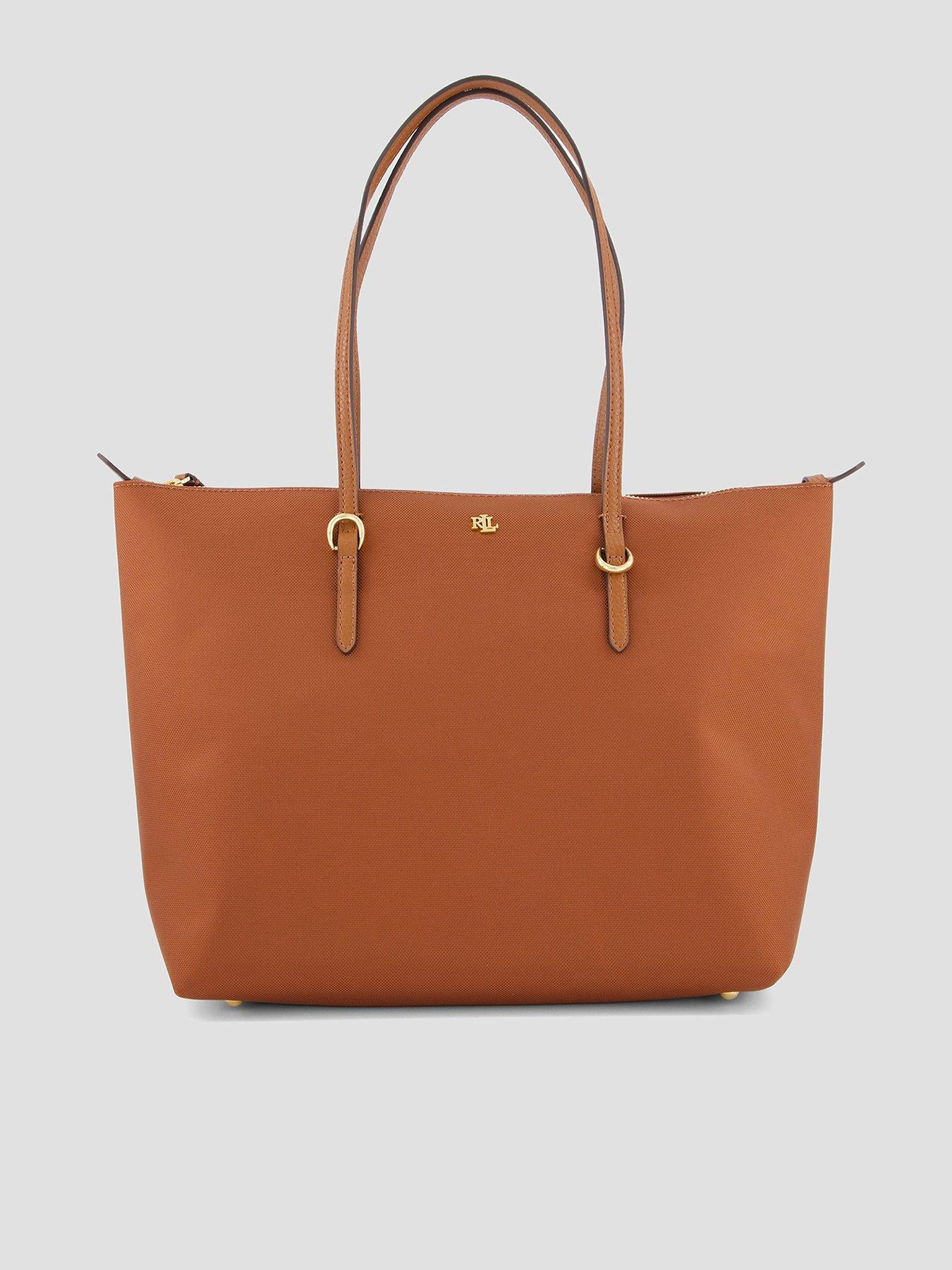 Lauren by Ralph Lauren Keaton Medium Nylon Tote Bag - Brown