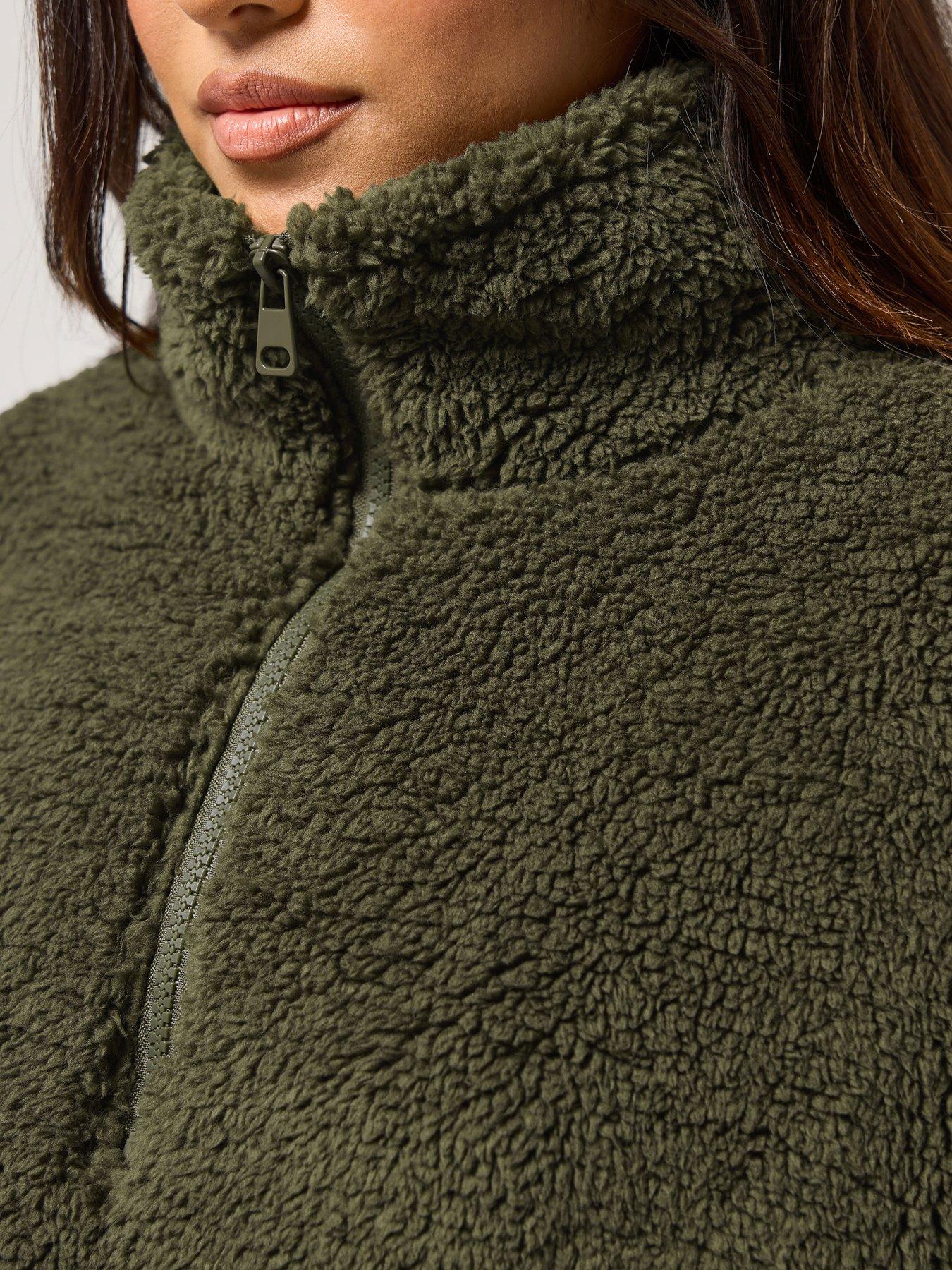 Image 4 of 4 of PixieGirl Petite Half Zip Fleece - Green