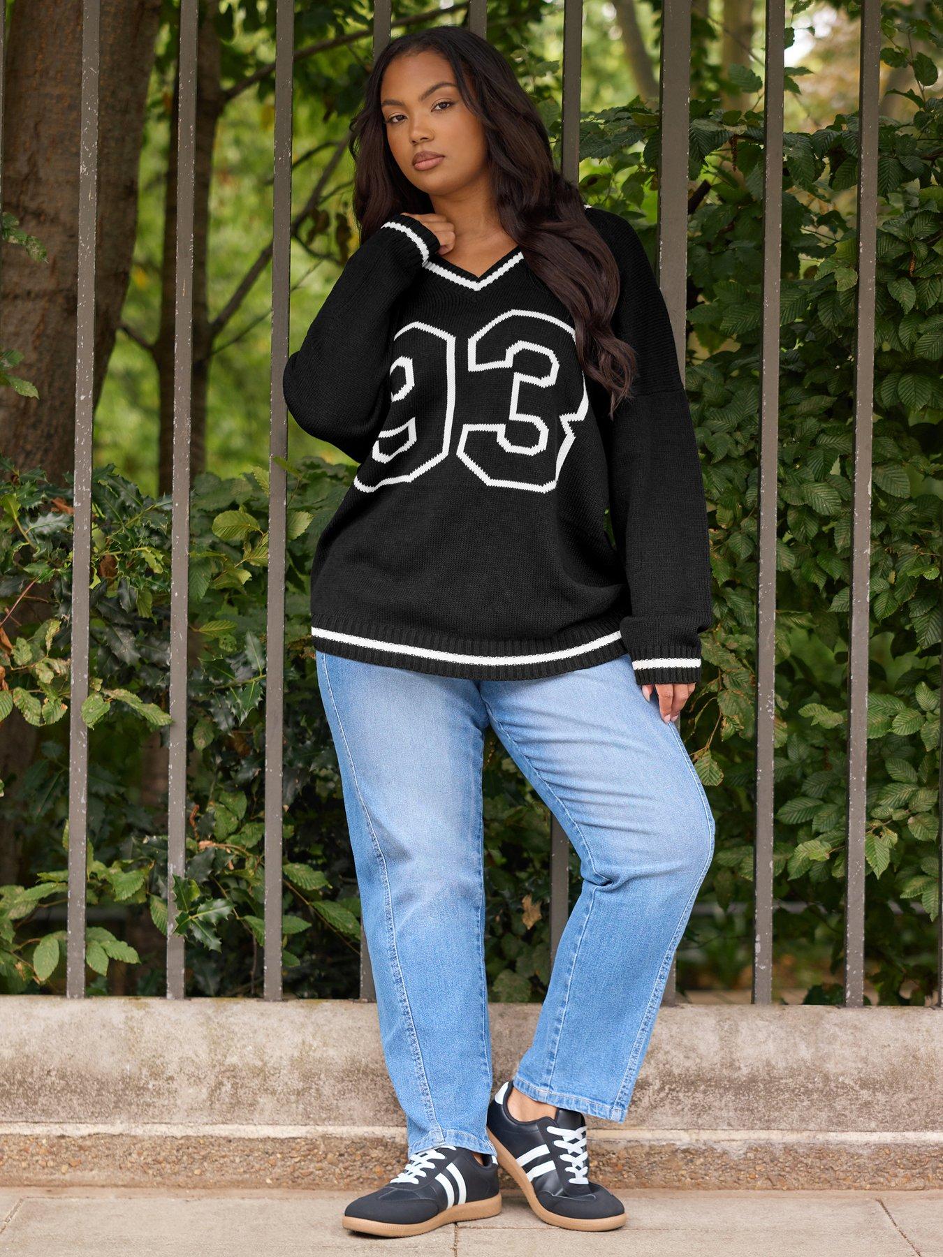 Yours Curve Slogan Number Jumper