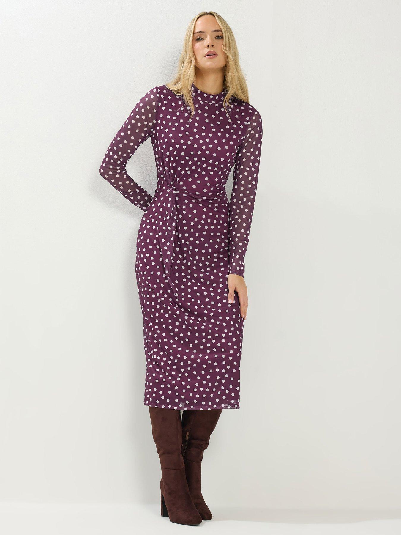 long-tall-sally-tall-spot-twist-mesh-midi-dress