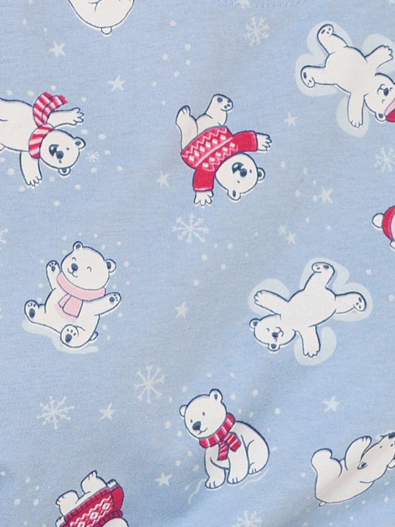  image of yours-curve-polar-bears-nightdress-blue
