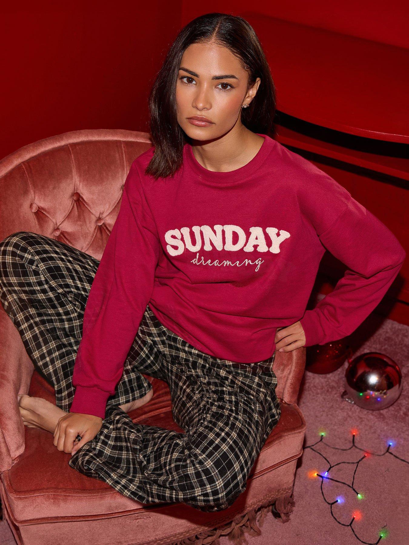 PixieGirl Petite Sunday Dreaming Lounge Top - Red