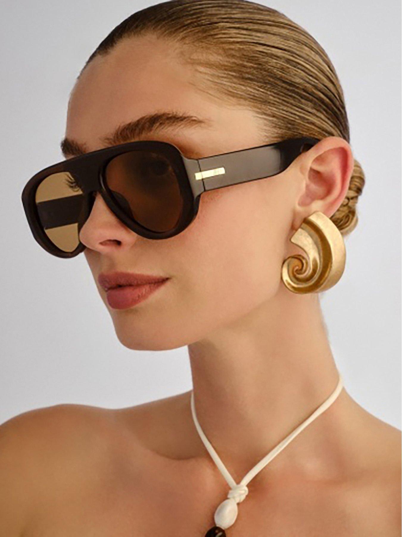 Image 5 of 6 of LE SPECS Dream Boat Aviator Sunglasses - Coco