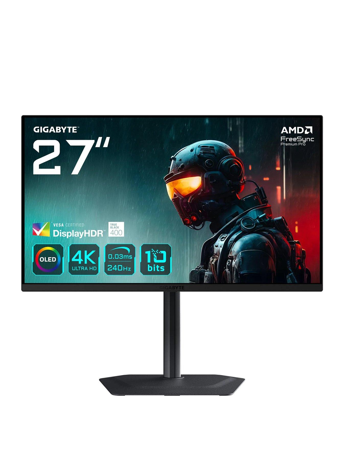 front image of gigabyte-mo27u2-27in-240hz-oled-gaming-monitor