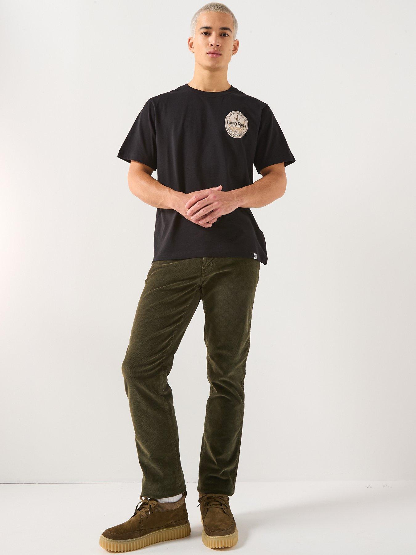 Image 3 of 6 of Pretty Green Graphic Stuff T-shirt - Black