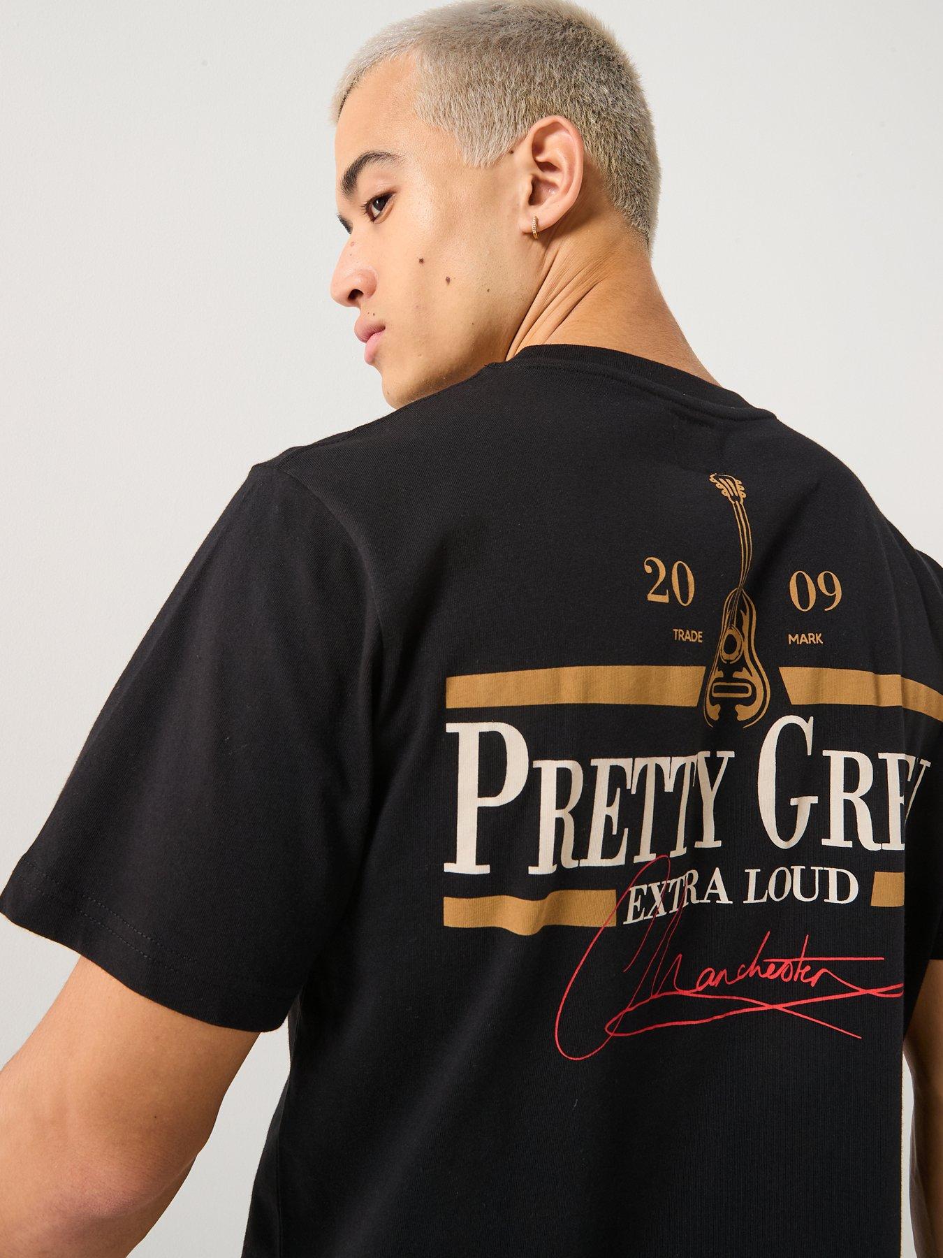 Image 5 of 6 of Pretty Green Graphic Stuff T-shirt - Black