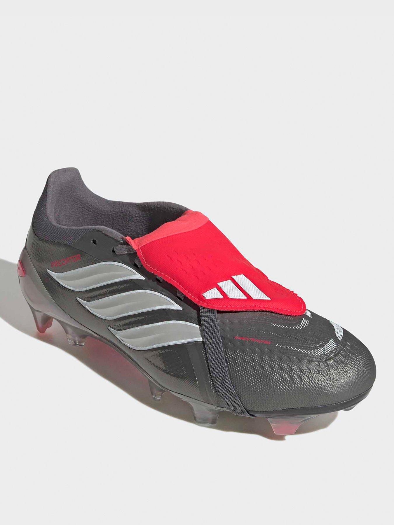 adidas Mens Predator Pro Firm Ground Football Boots - Grey | Littlewoods