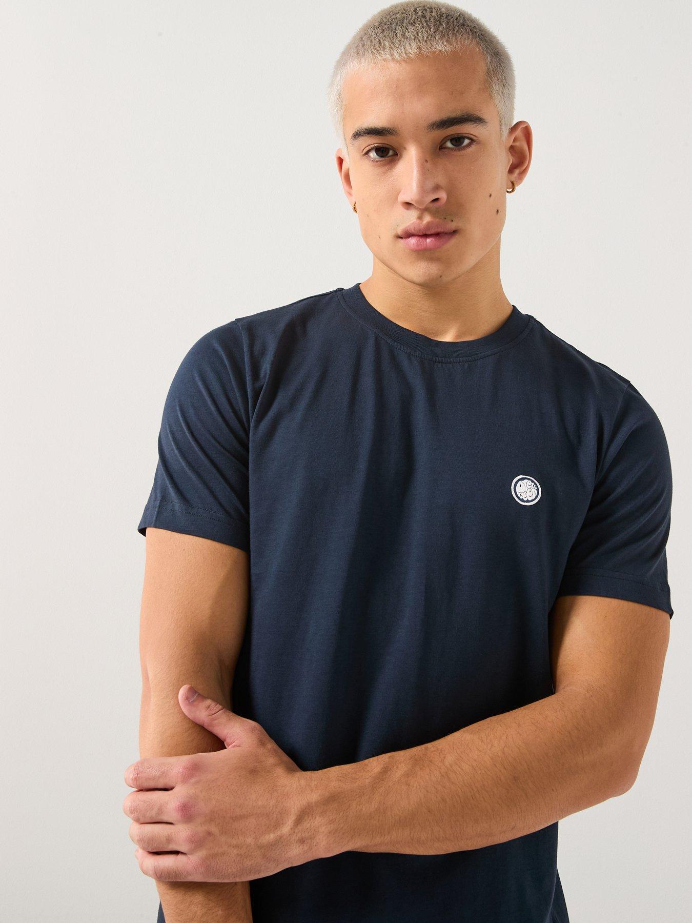 Image 4 of 5 of Pretty Green Mitchell T-shirt - Navy