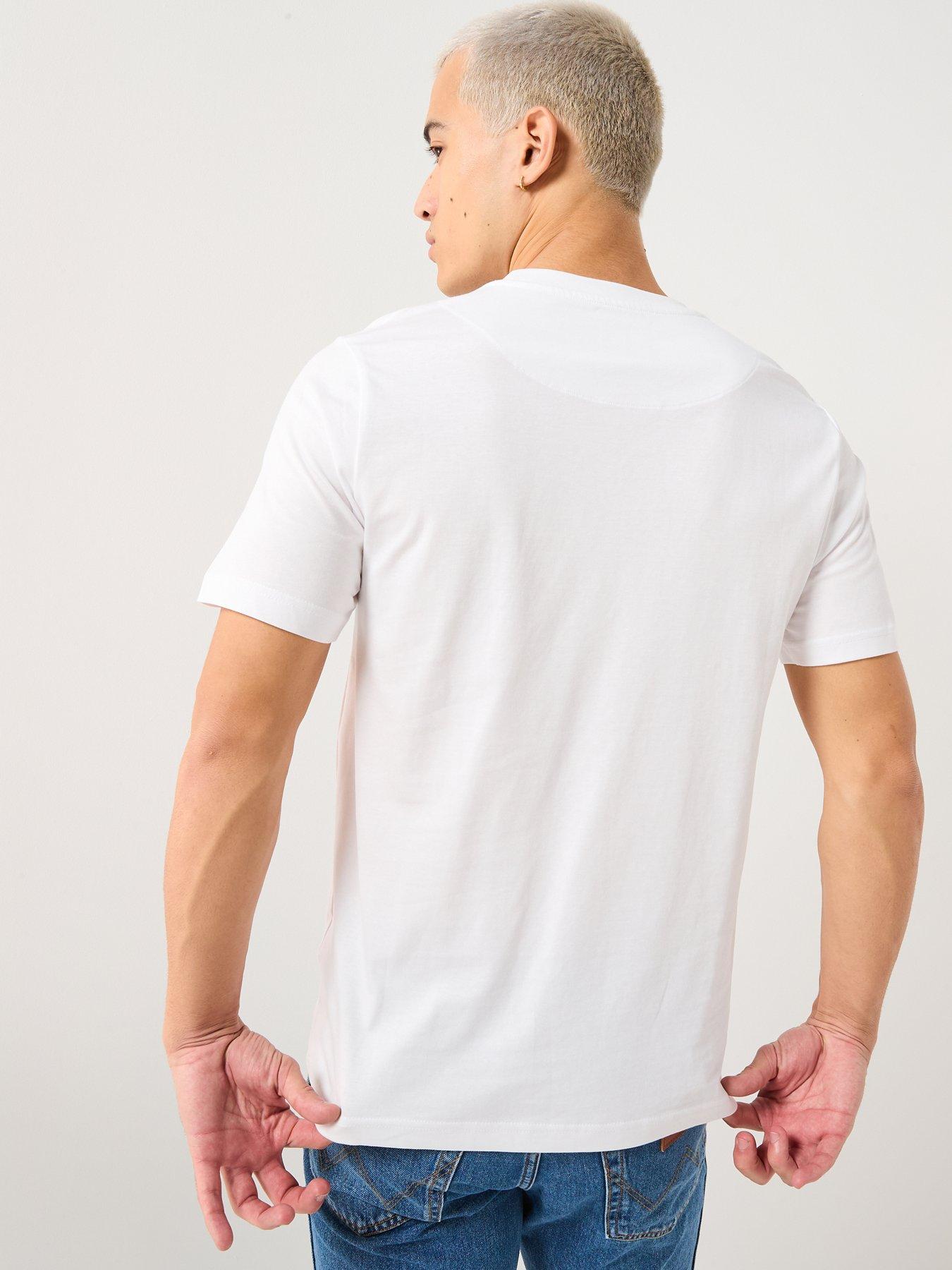 Image 2 of 5 of Pretty Green Mitchell T-shirt - White