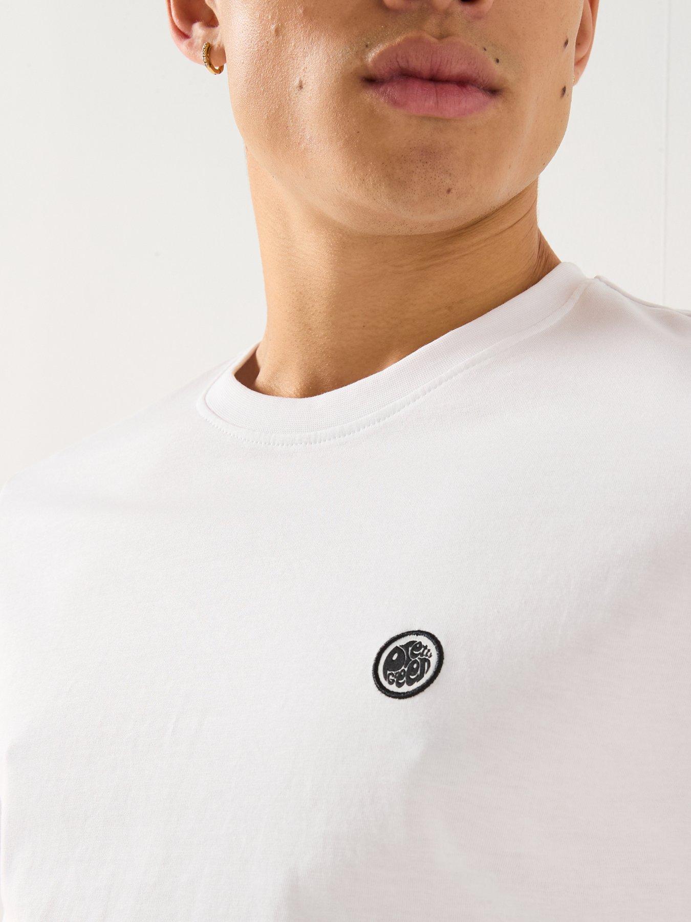 Image 4 of 5 of Pretty Green Mitchell T-shirt - White