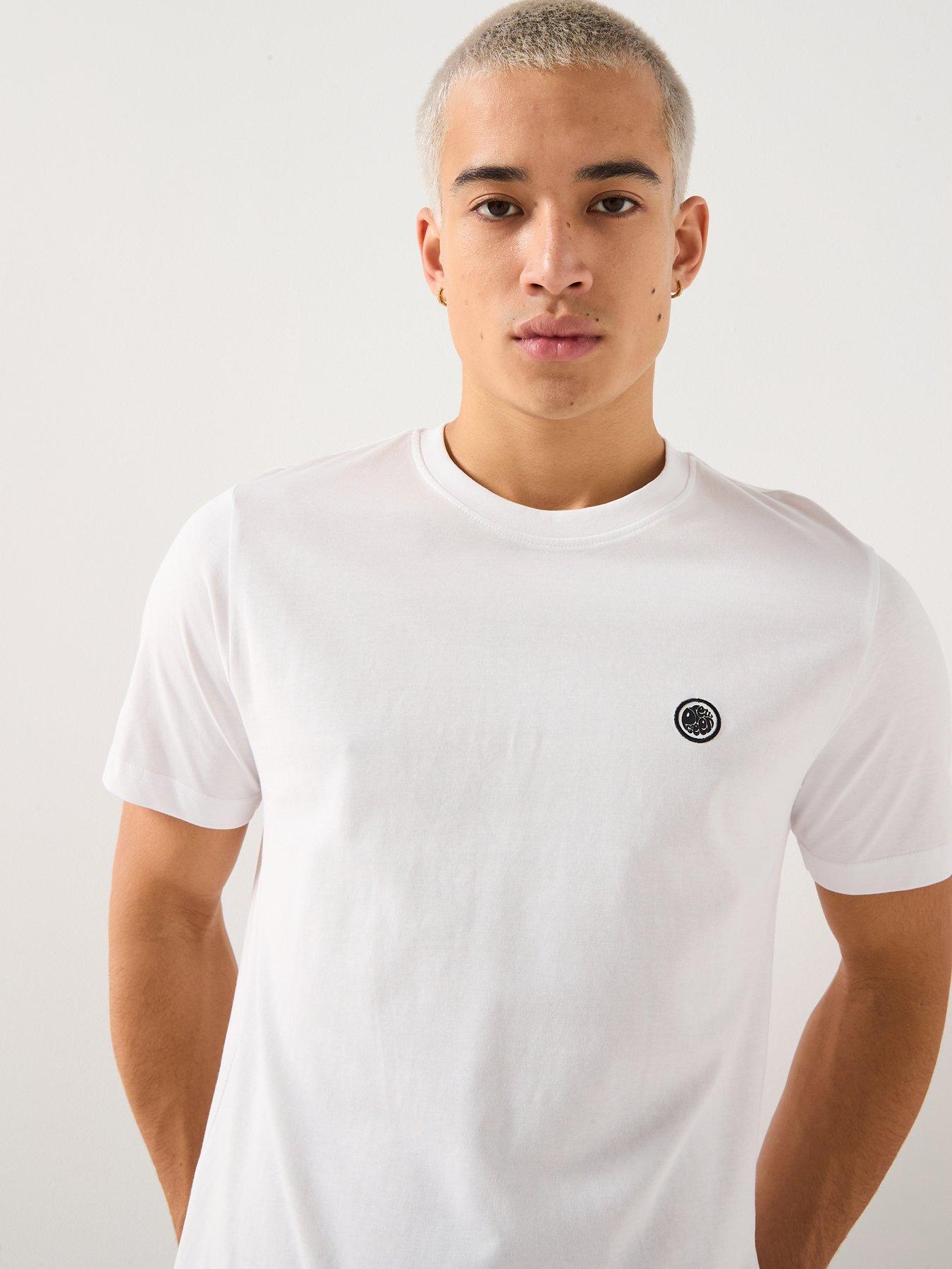 Image 5 of 5 of Pretty Green Mitchell T-shirt - White