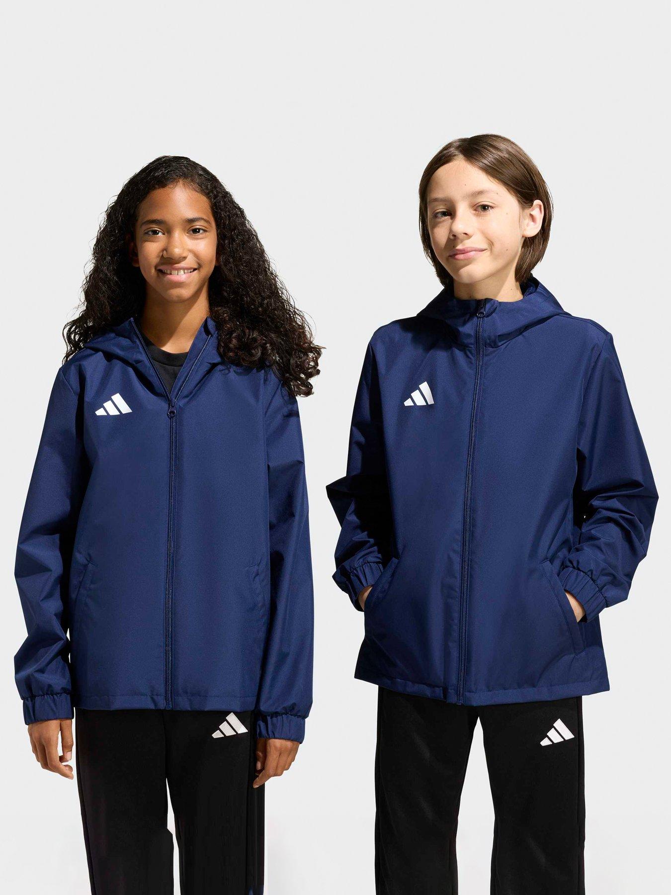 adidas Junior Entrada 26 All Weather Football Jacket - Navy